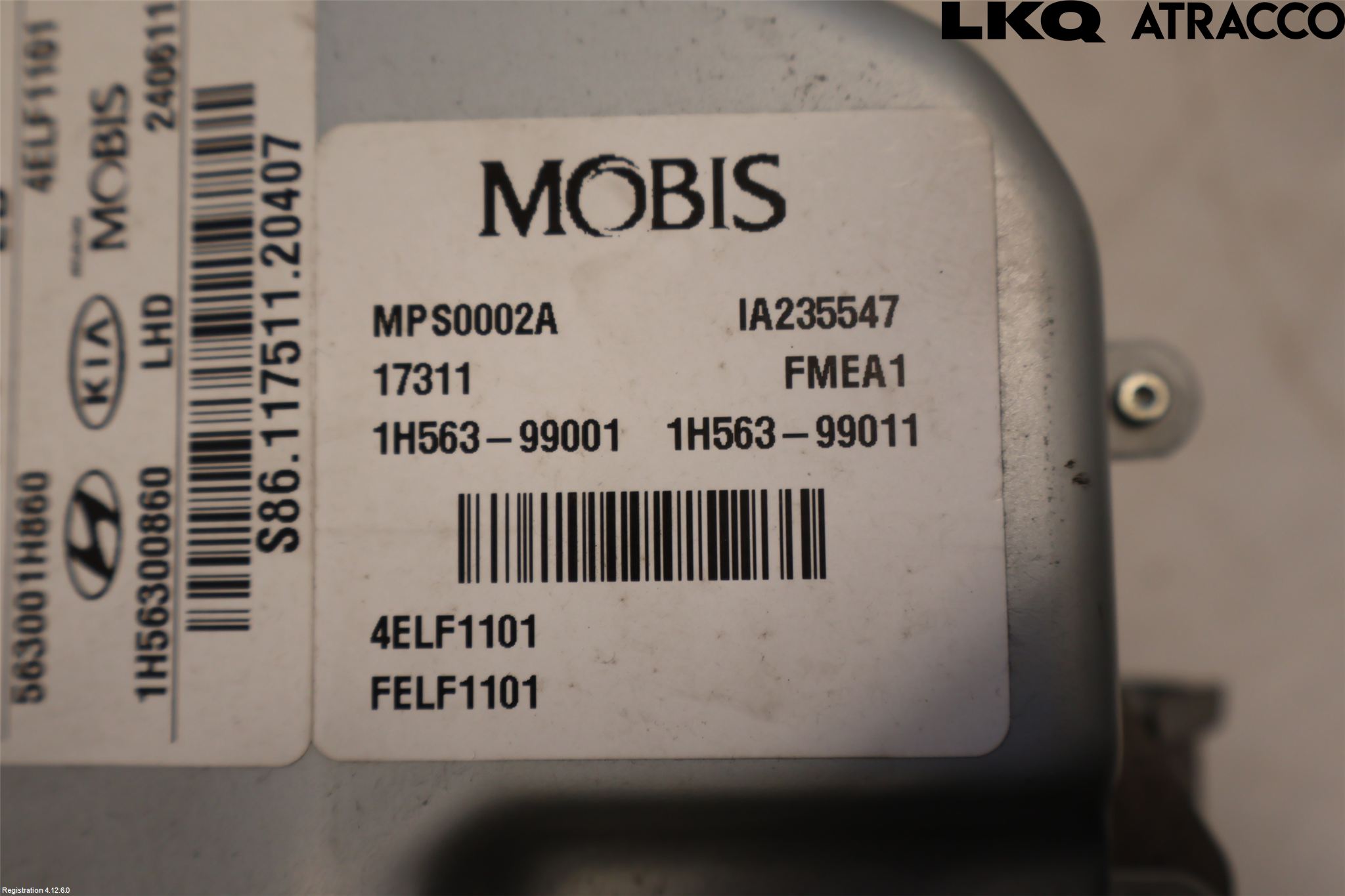 Kia CEED 06-12 Rattakselaggregat Innebygd Servo