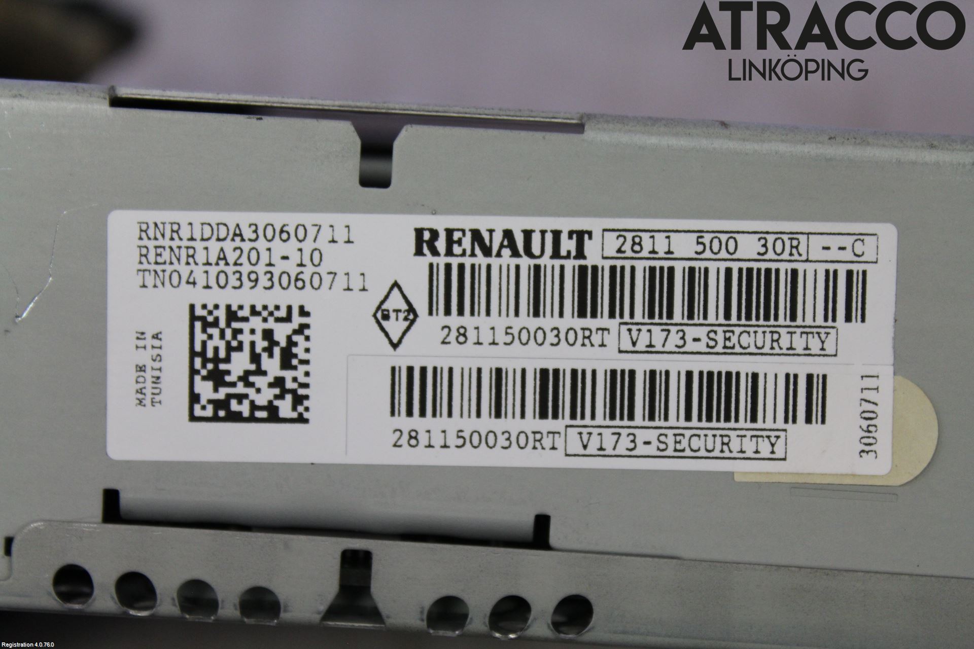 Renault MEGANE III 09-15 Stereo Radio Med Cd