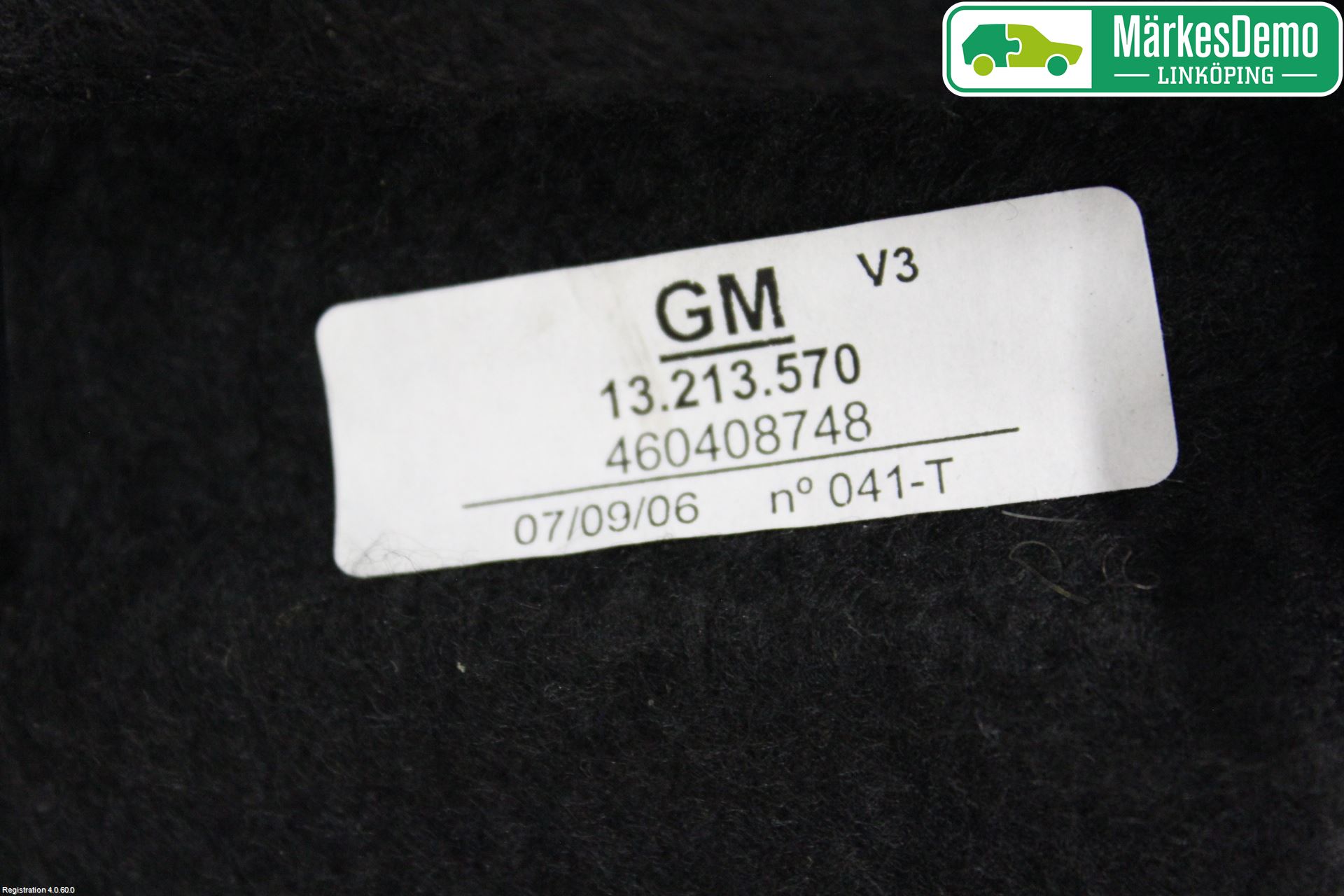 Opel MERIVA A   03-10 Innr Innsyn Beskytelse Stv