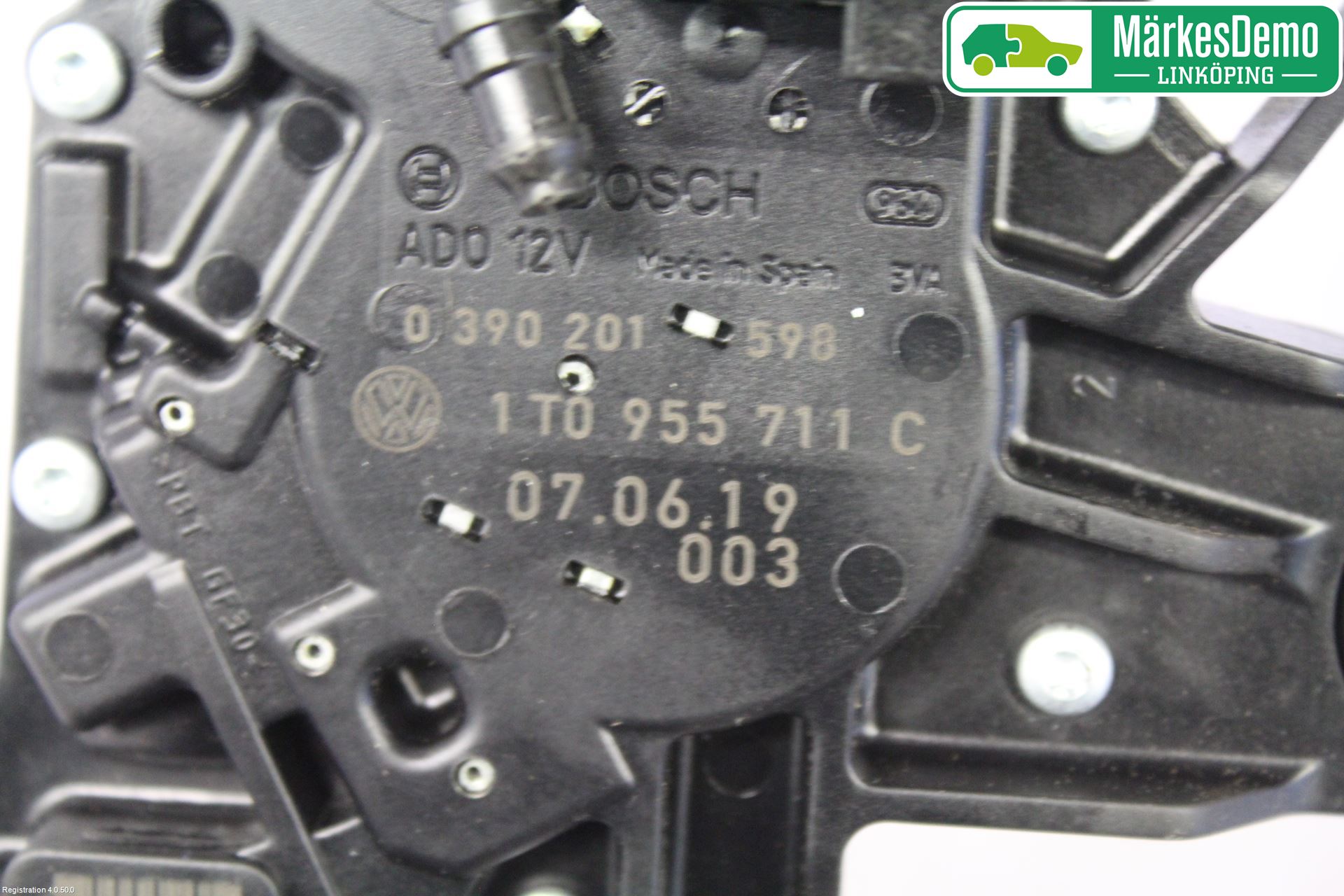 Volkswagen VW TOURAN 03-10 Viskermotor Bakluke