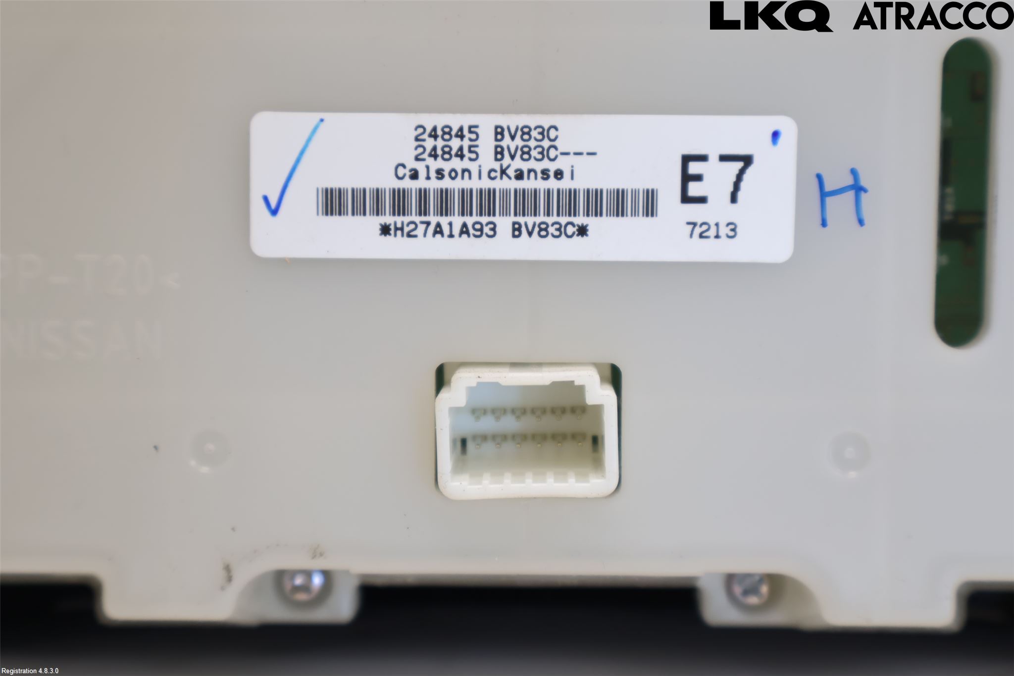 Nissan JUKE 14-19 Varme Ac Betjening-Display