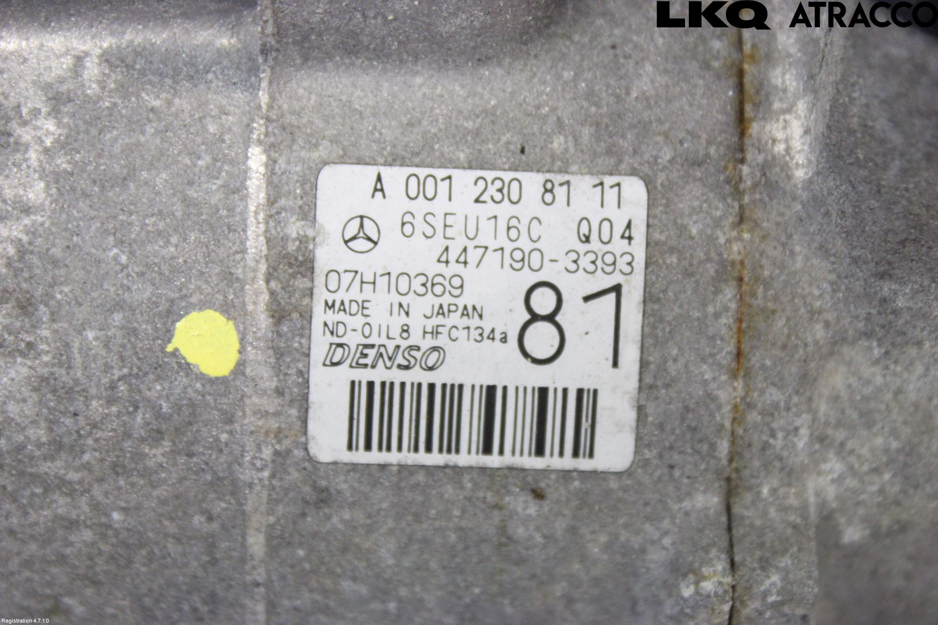 Mercedes-Benz MB E-KLASS (W211) 02-09 Varme Ac Kompressor