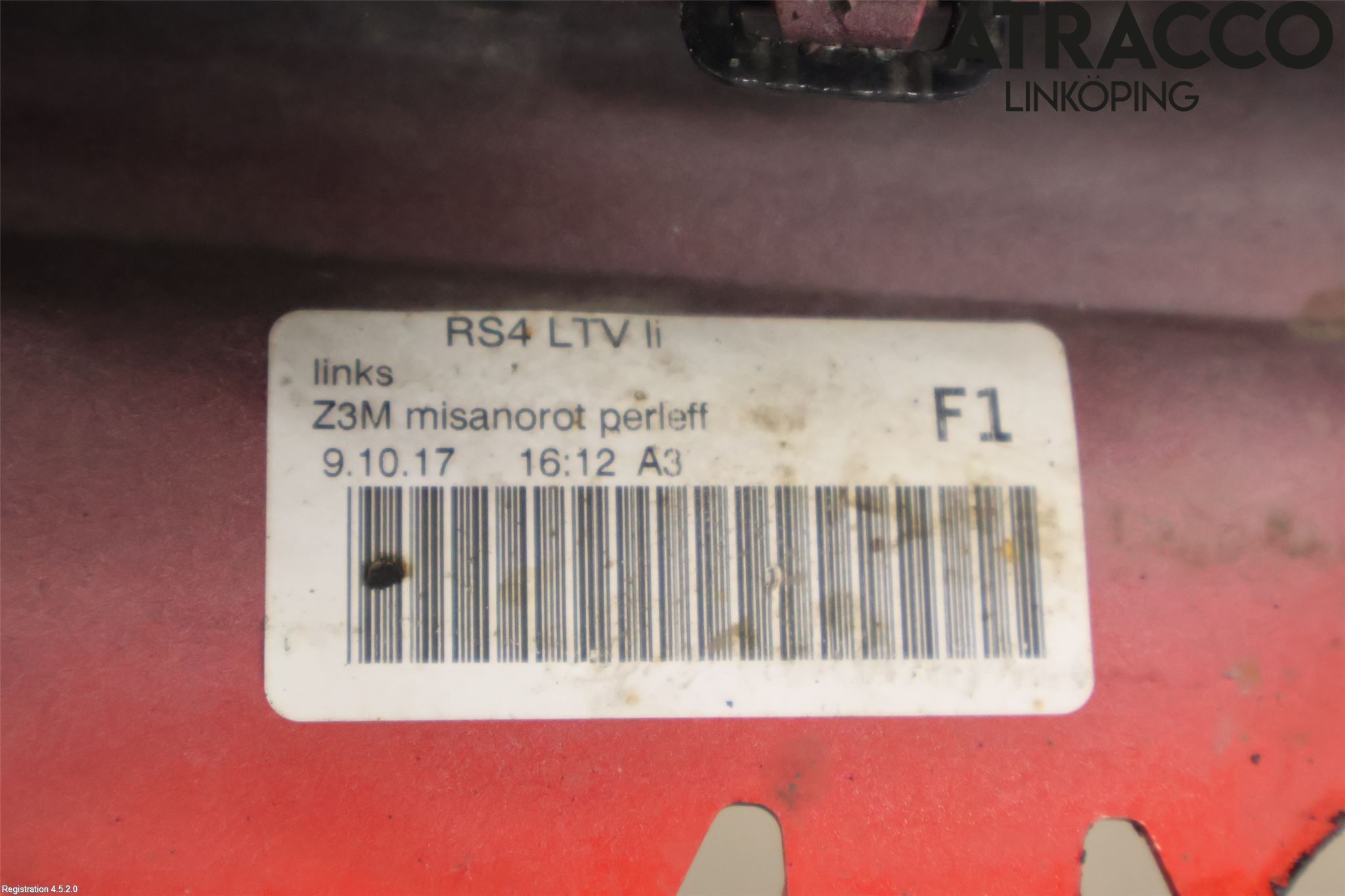 Audi A4/S4 B9 16-19 Kanalskjørt Venstre