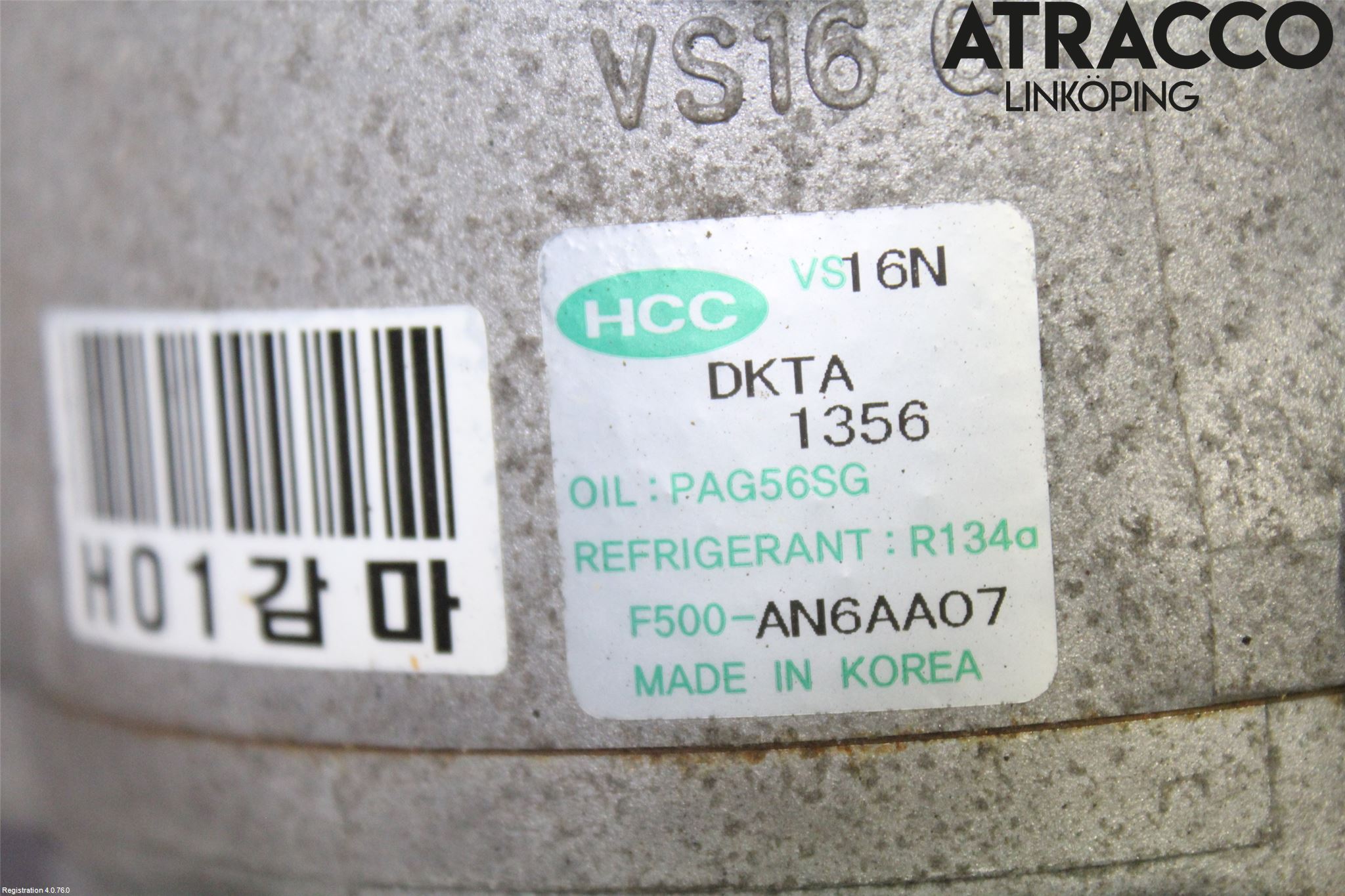 Hyundai i30 FD 07-12 Varme Ac Kompressor