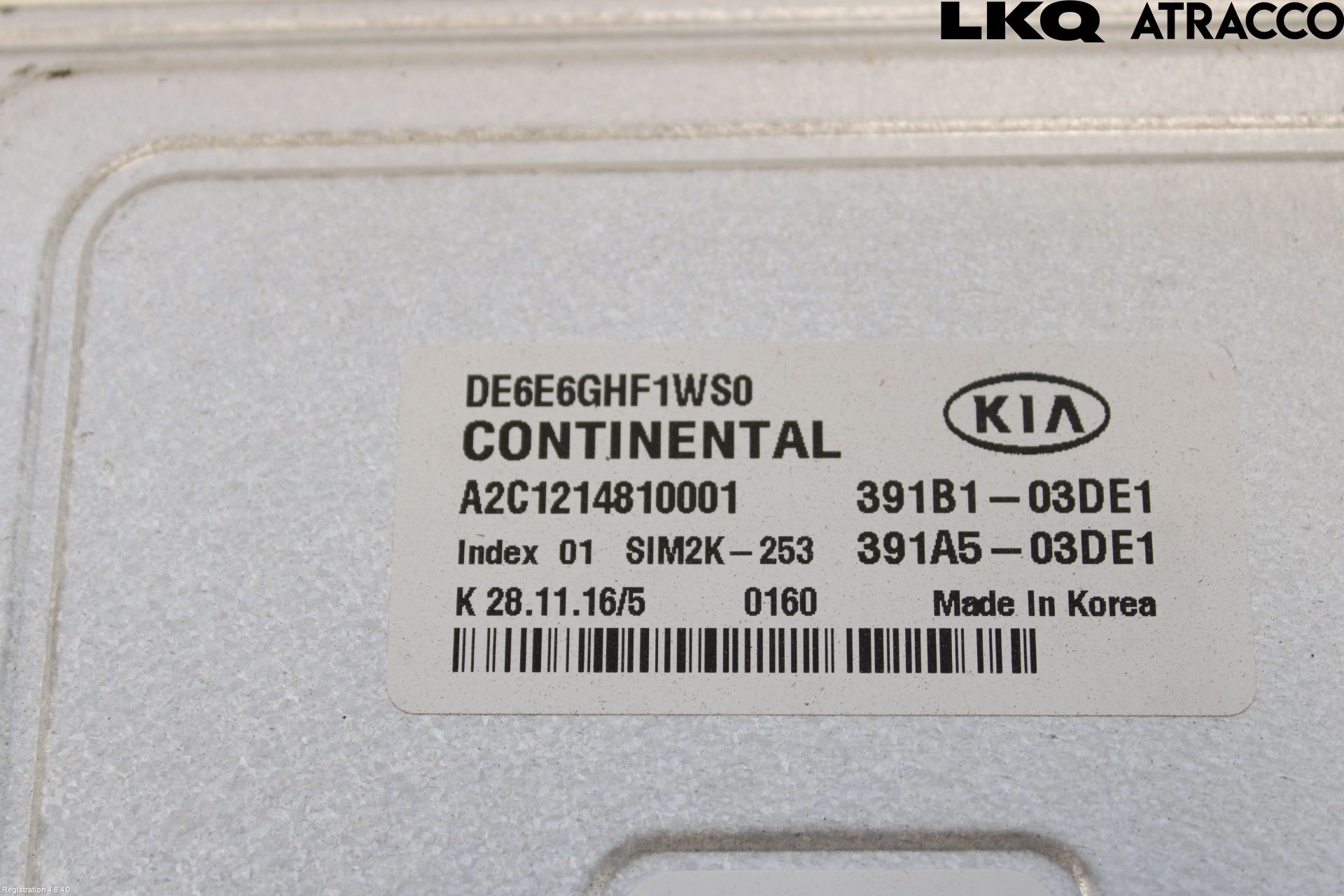Kia NIRO (DE) 17-22 Styreenhet Innsprøytning
