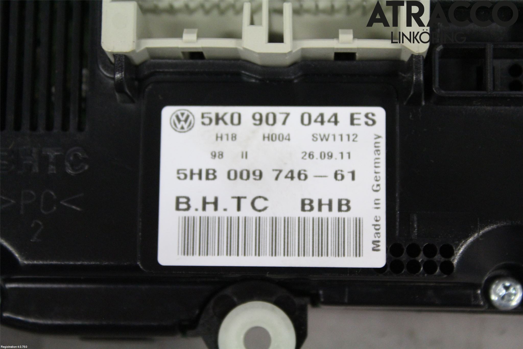 Volkswagen VW PASSAT 11-14 Varme Ac Betjening-Display
