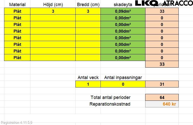Skoda FABIA 15-21 Dør 4D Bak Venstre