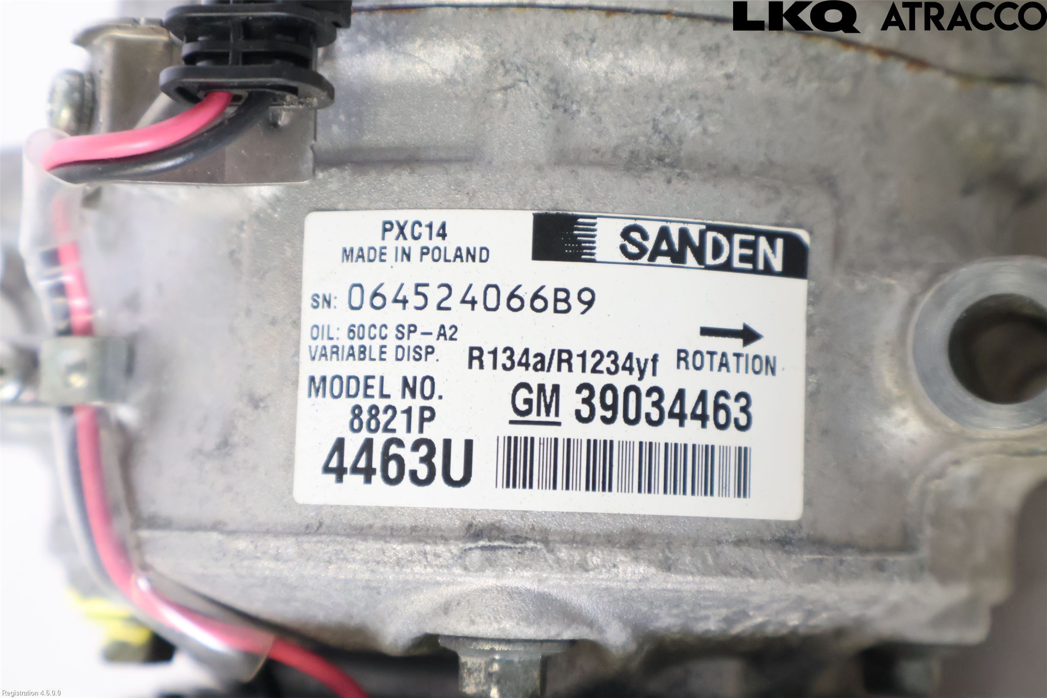 Opel ASTRA K 16-22 Varme Ac Kompressor