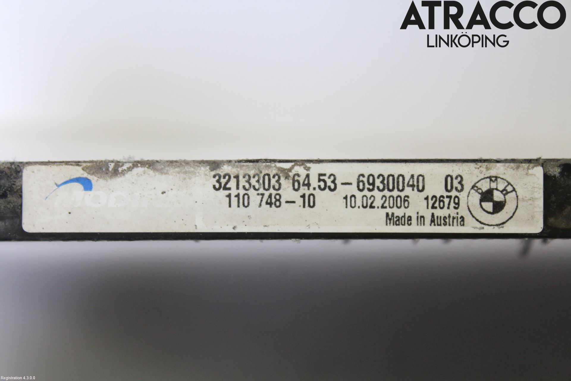 BMW 3 E90/91 SED/TOU 05-12 Varme Ac Kondenser-Kjøler