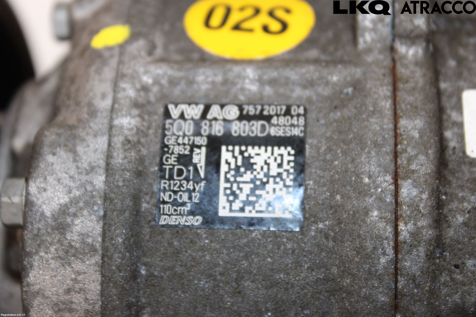 Volkswagen VW GOLF SPORTSVAN 15-20 Varme Ac Kompressor