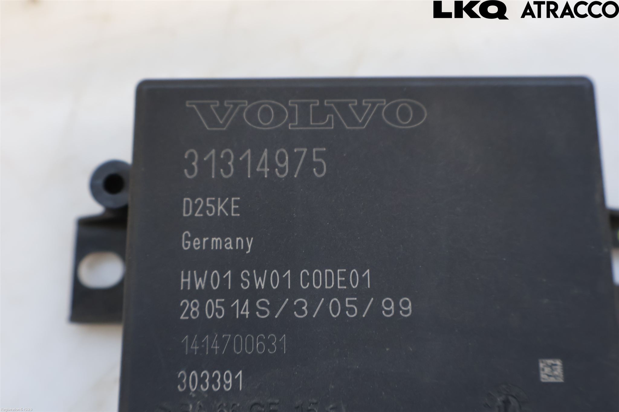 Volvo V60 14-18 Styreenhet Parkering