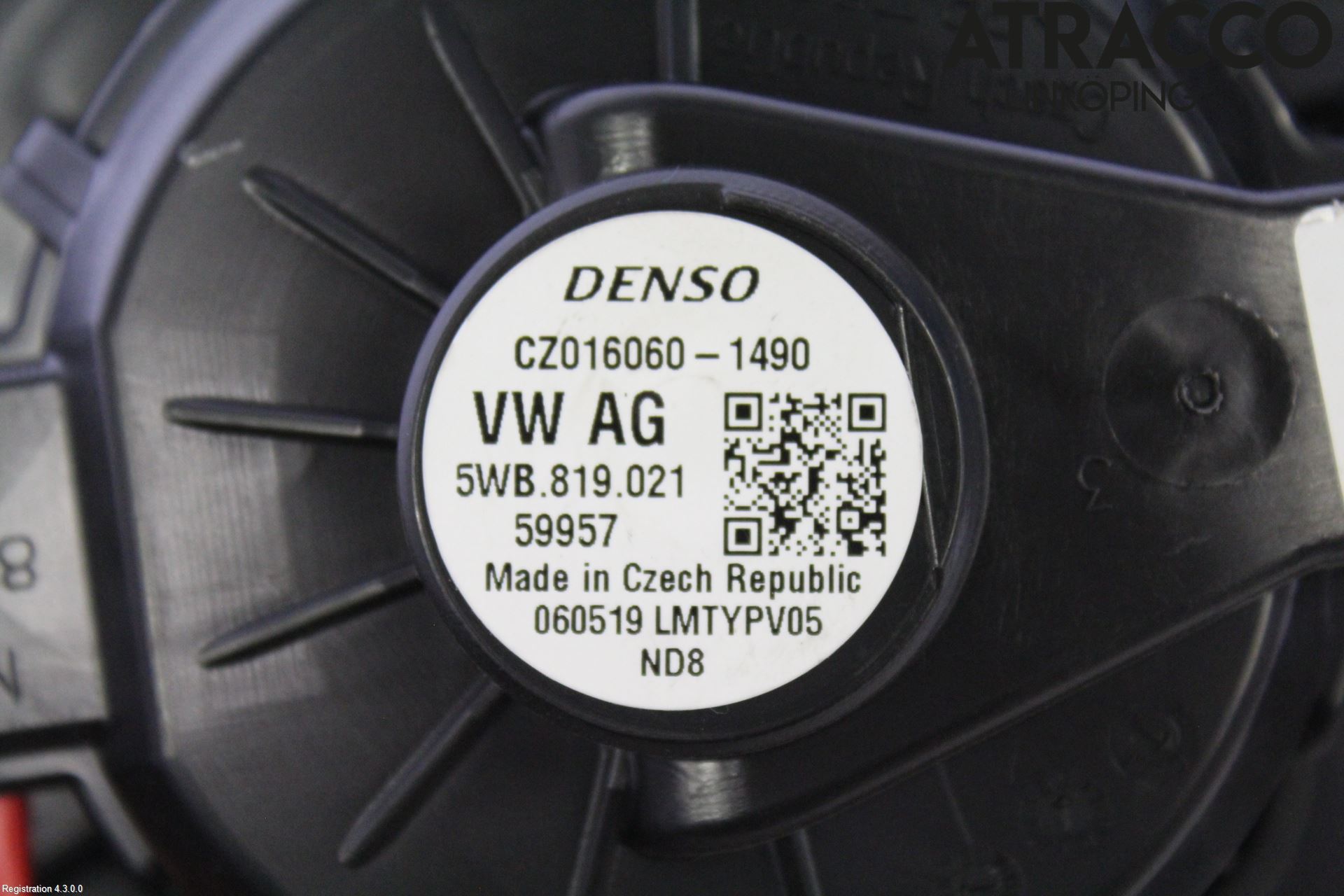 Volkswagen VW PASSAT 15-19 Varmeapparat Viftemotor
