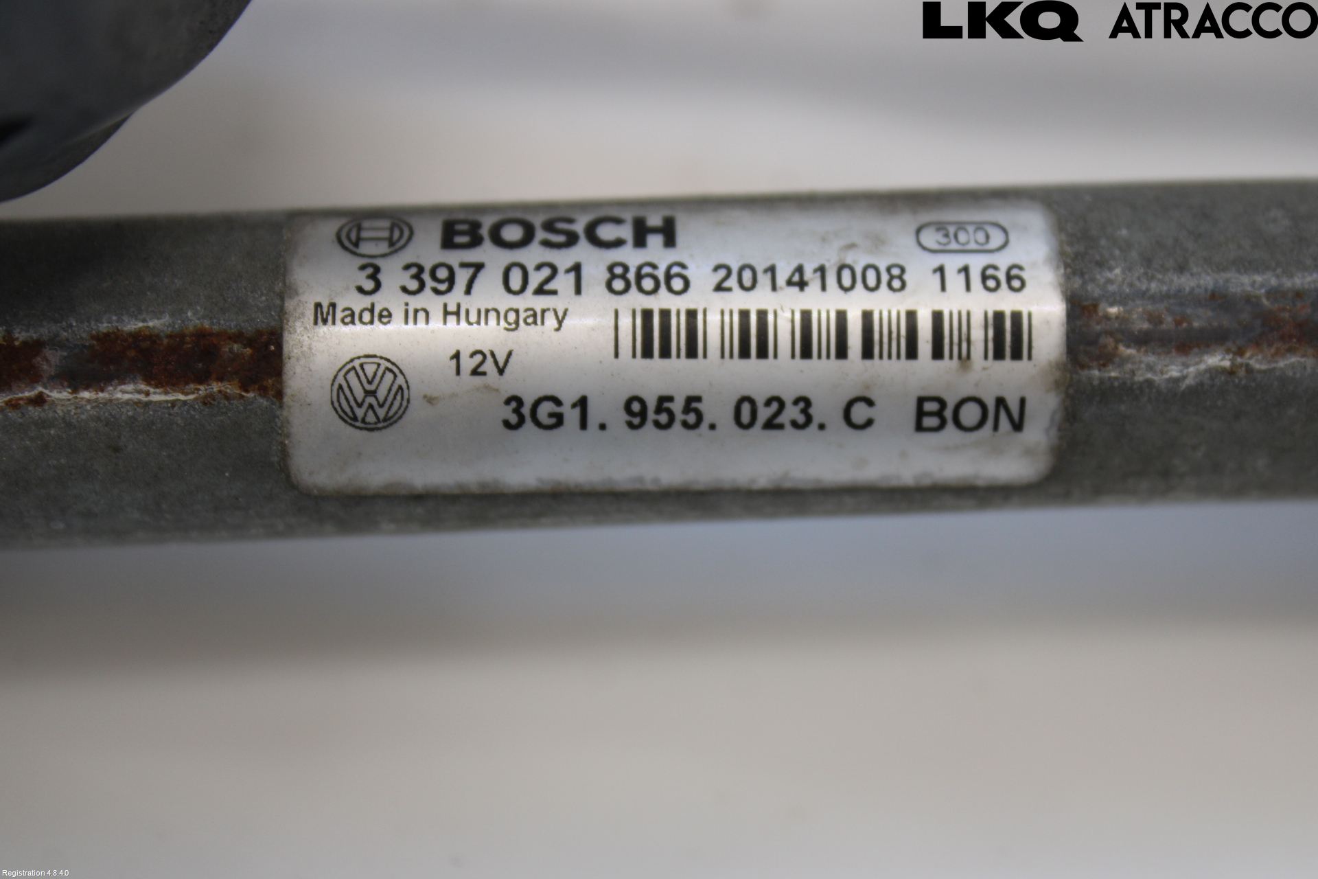 Volkswagen VW PASSAT 15-19 Viskeroverføring Frontrute