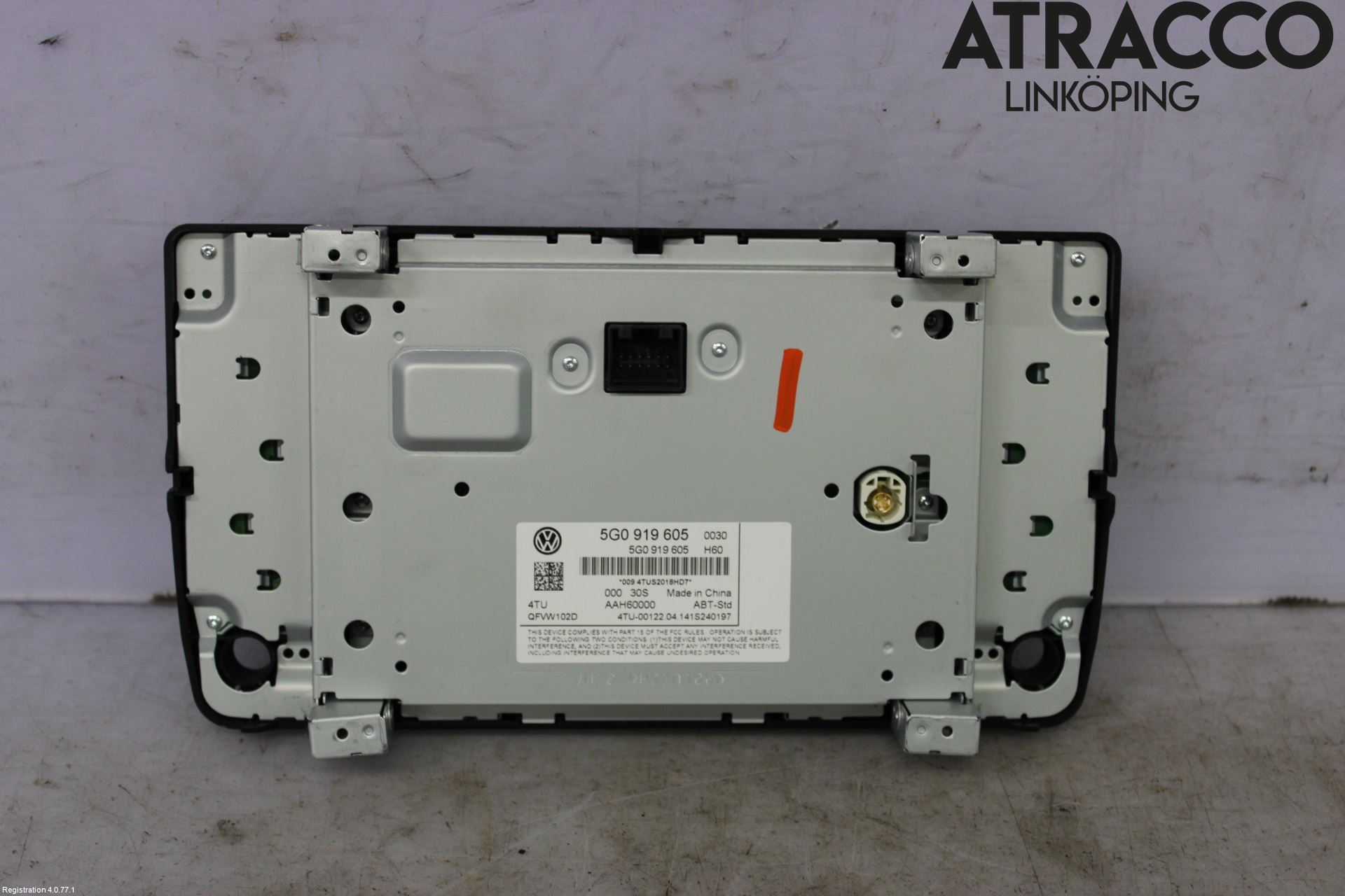 Volkswagen VW GOLF / E-GOLF VII 13-20 Multifunktionsdisplay