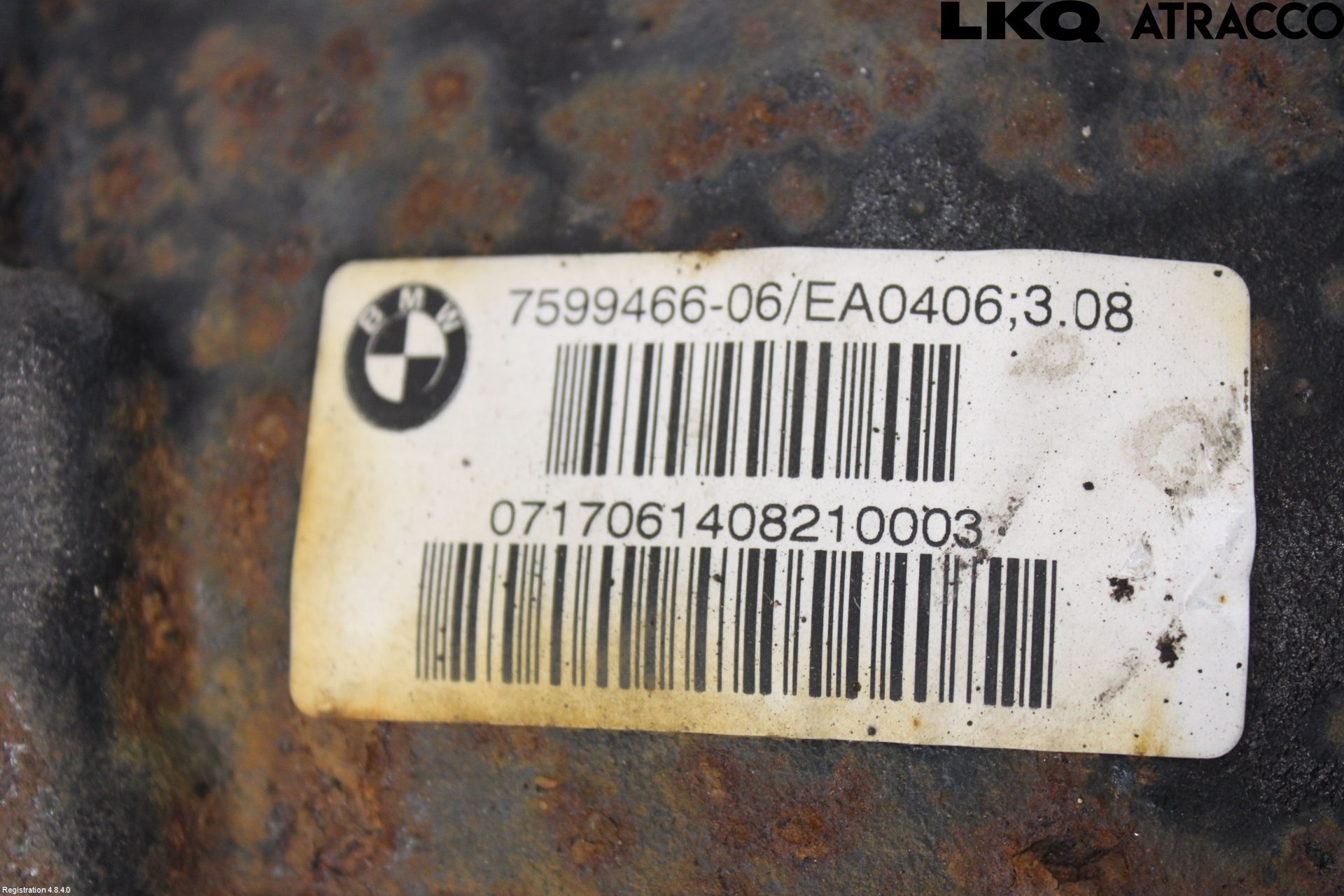 BMW 1 F20/F21 11-19 Bakaksel Kardang Bak -Diff