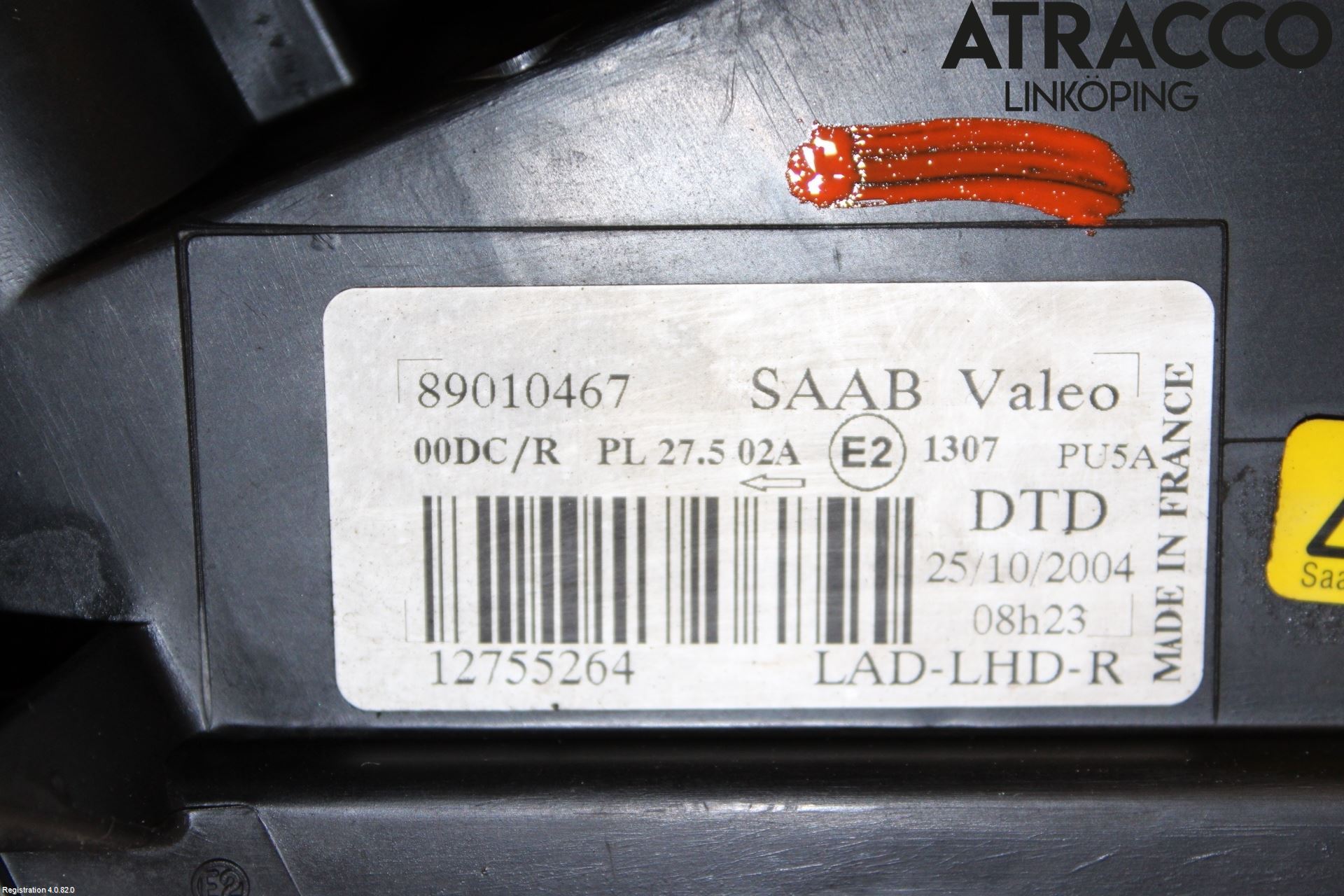 Saab 9-5 -05 Frontlykt Høyre