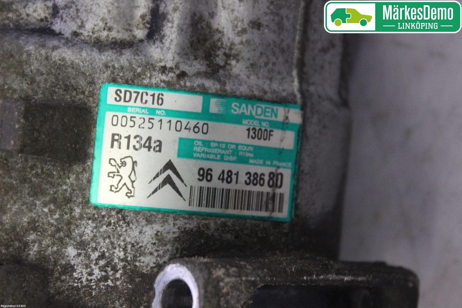 Citroen C5     05-08 Varme Ac Kompressor