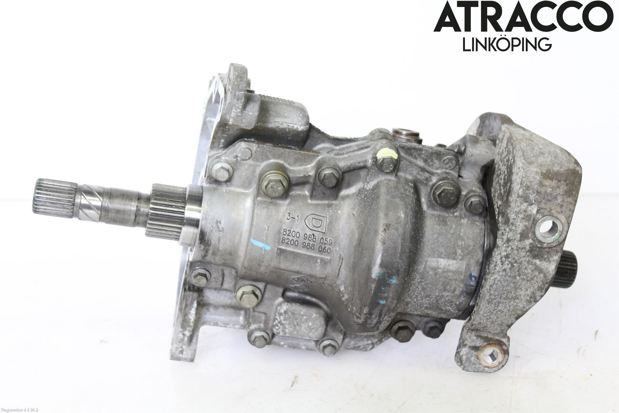 Dacia DUSTER 10-17 Gearkasse Fordelingskasse
