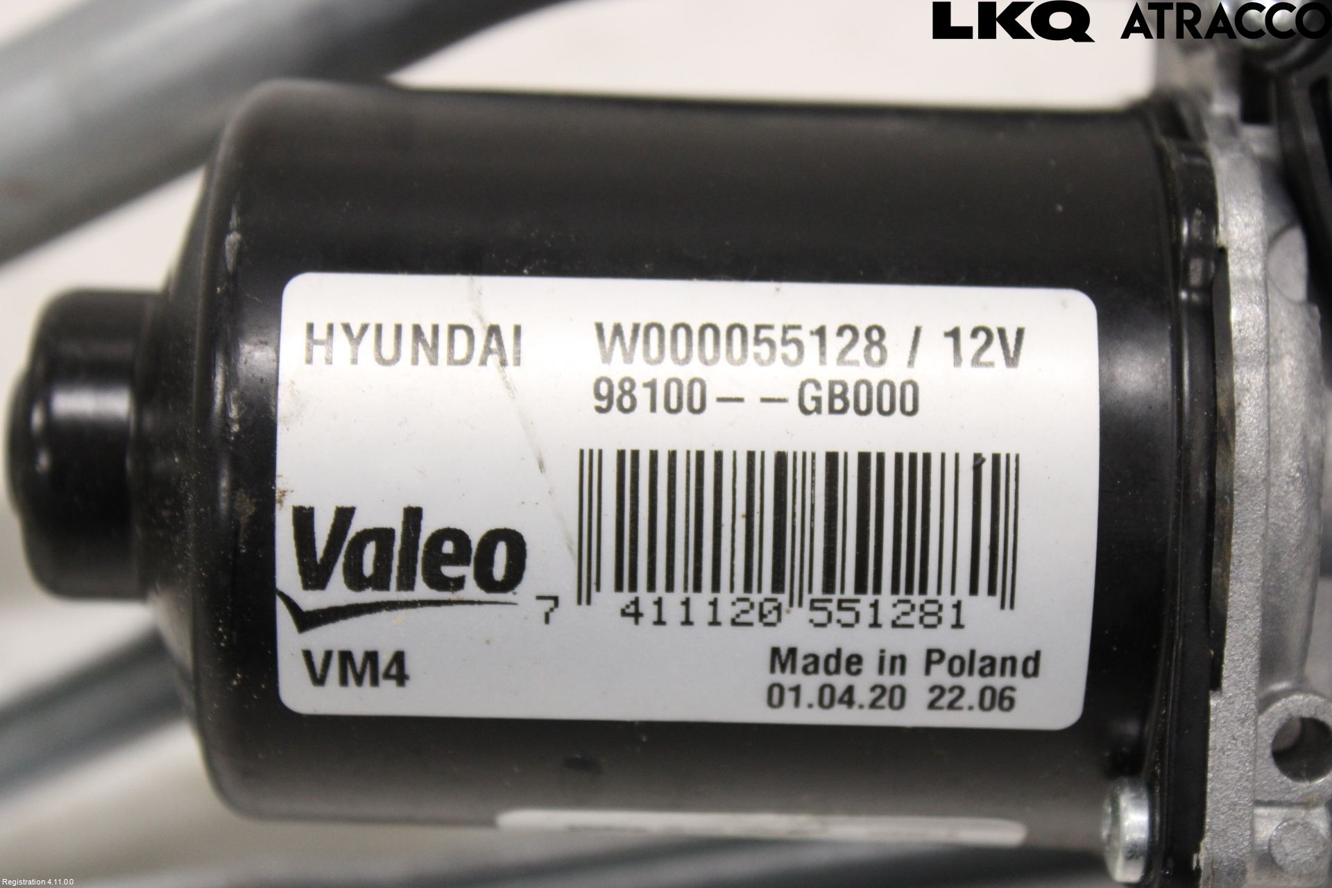 Hyundai i20 GB 15-20 Viskeroverføring Frontrute