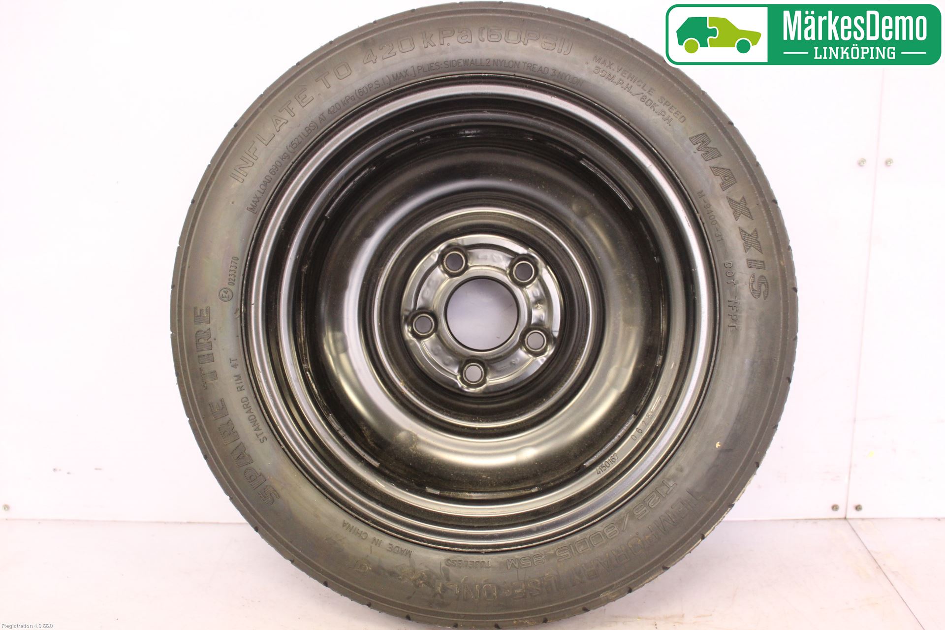 Hyundai ix20 Hjul Reservehjul Minitype