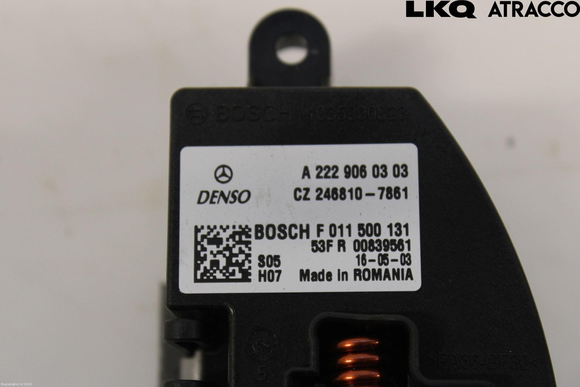 Mercedes-Benz MB CLA-KLASS (C117/X117) 13-19 Varmeapparat Viftemotstand