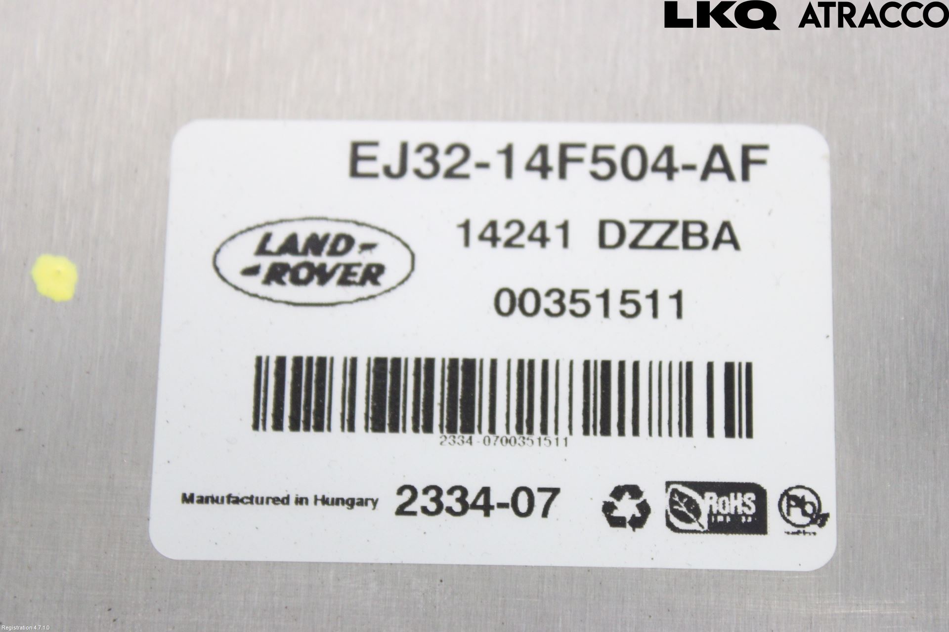 Landrover LAND ROVER RANGE ROVER EVOQUE (L538) 11-18 Styreenhet Klima