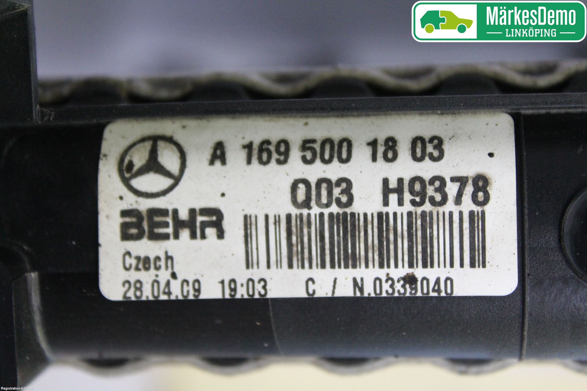 Mercedes-Benz MB B-KLASS (W245) 05-12 Radiator Automat