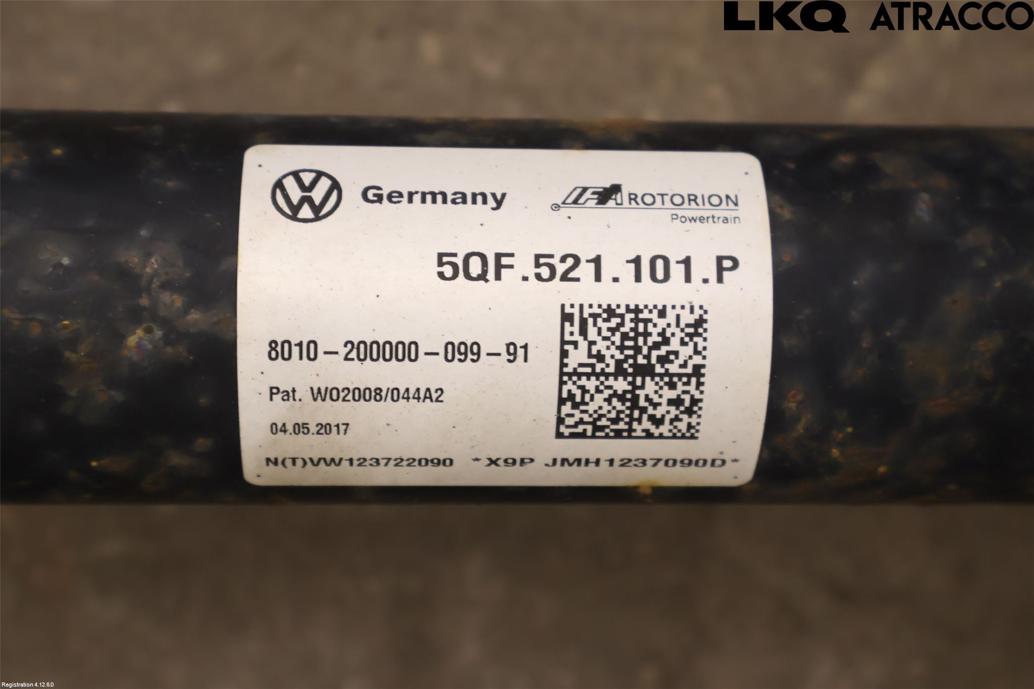 Volkswagen VW TIGUAN 16-24 Mellomaksel Kompl