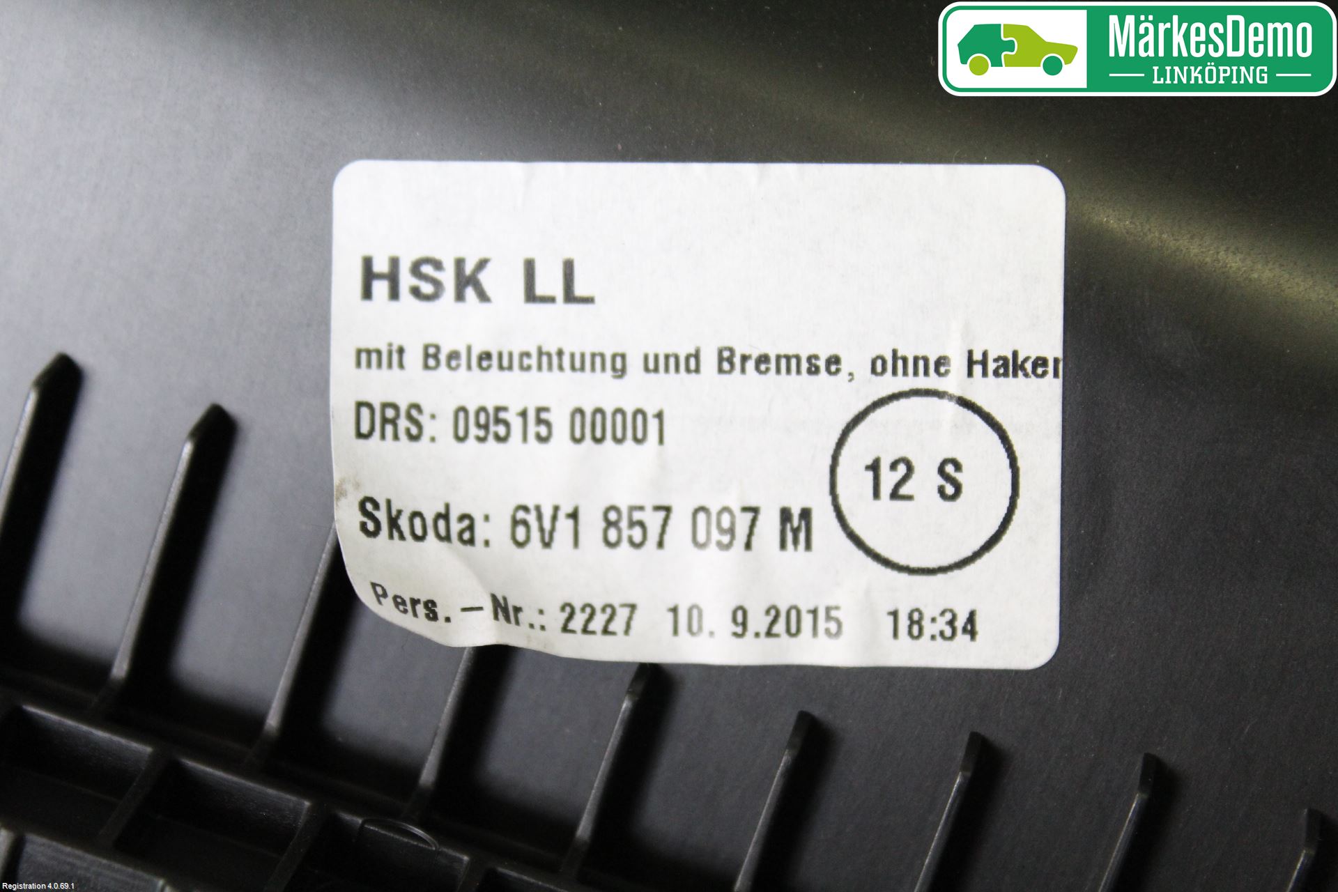 Skoda FABIA 15-21 Innr Hanskerom