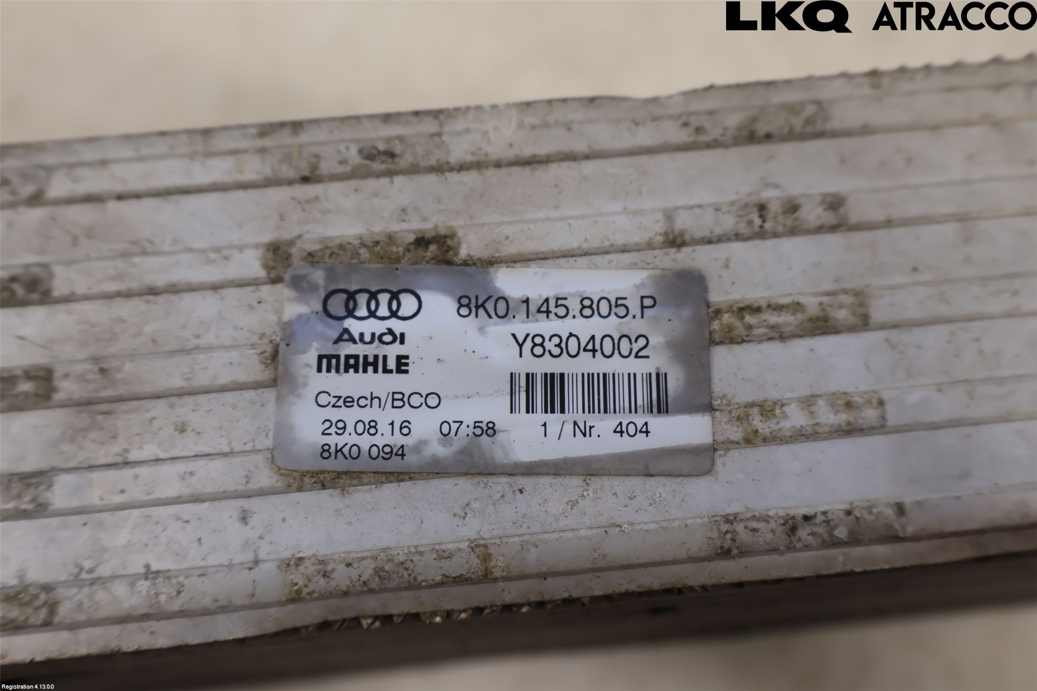 Audi A4/S4 08-11 Intercooler Radiator