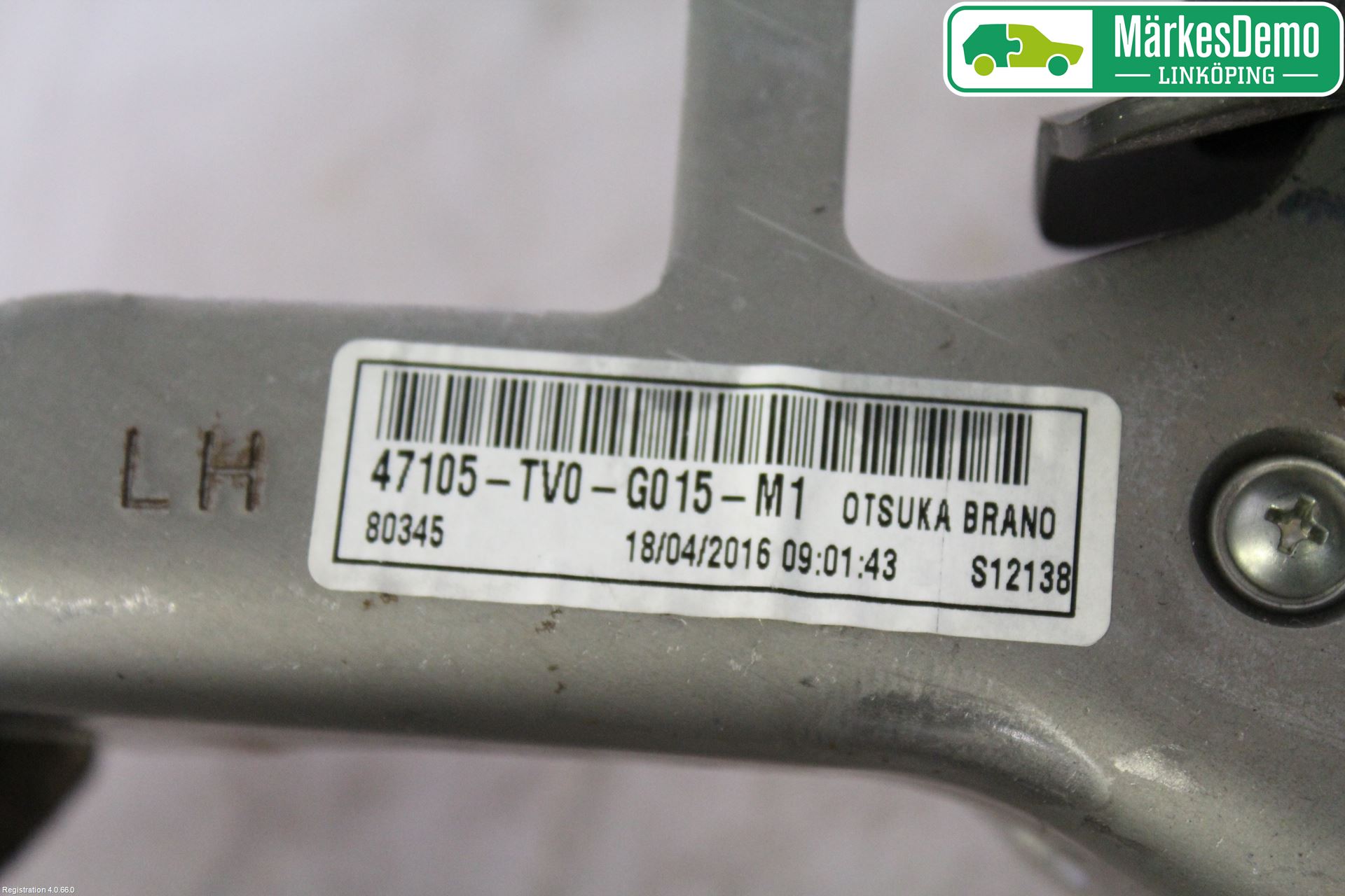 Honda CIVIC 12-16 Parkbremsarm-Handtak