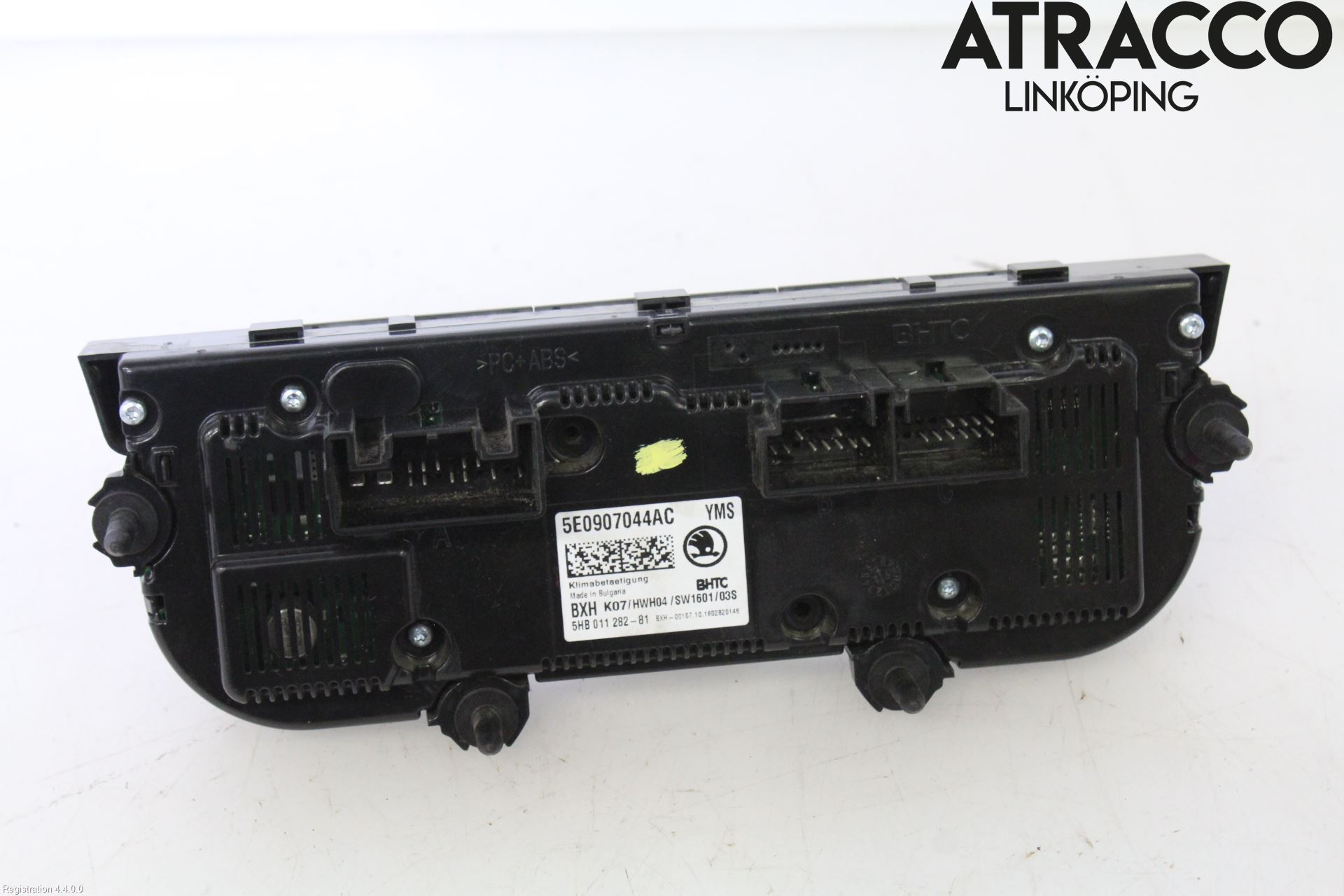Skoda OCTAVIA (5E) 13-20 Varme Ac Betjening-Display