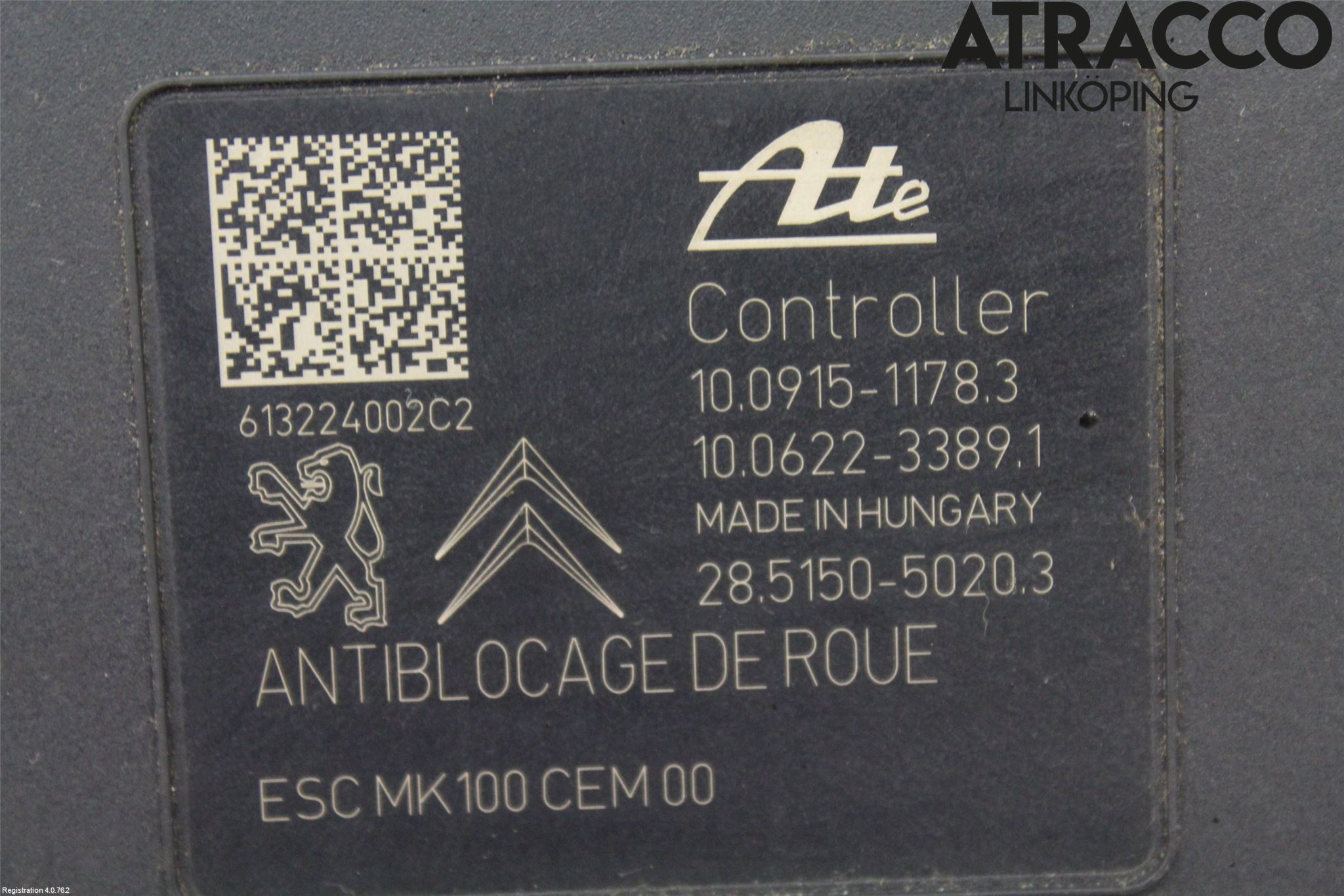 Peugeot 208 12-15 Abs Hydraulikkaggregat