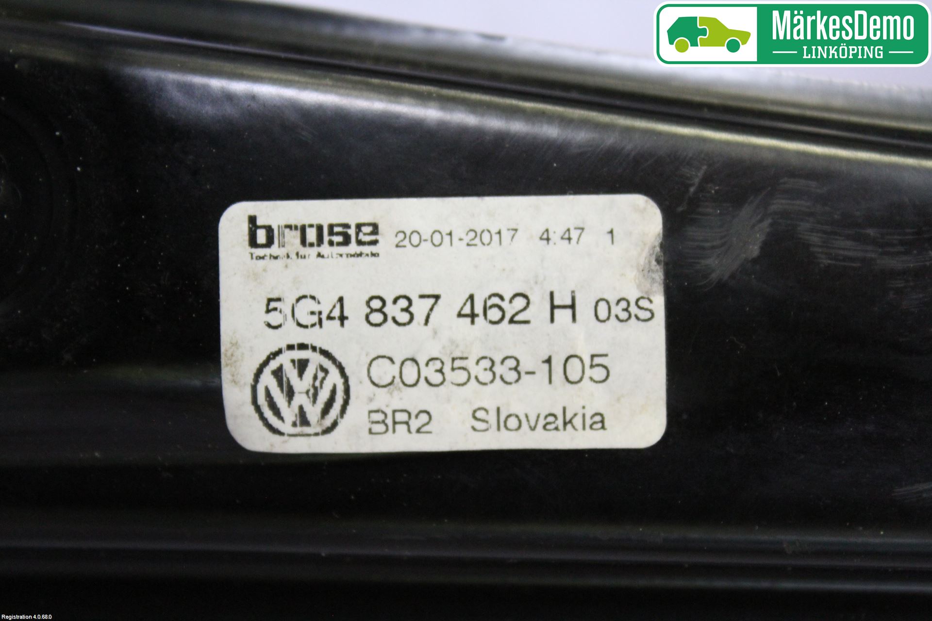 Volkswagen VW GOLF / E-GOLF VII 13-20 Vindusheis