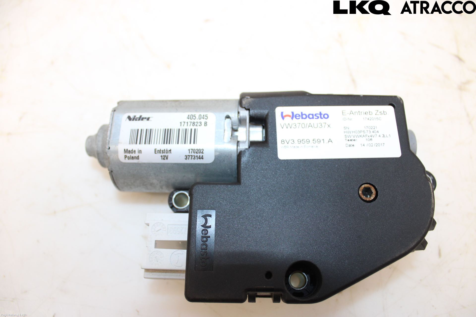 Volkswagen VW GOLF / E-GOLF VII 13-20 Takluke Motor