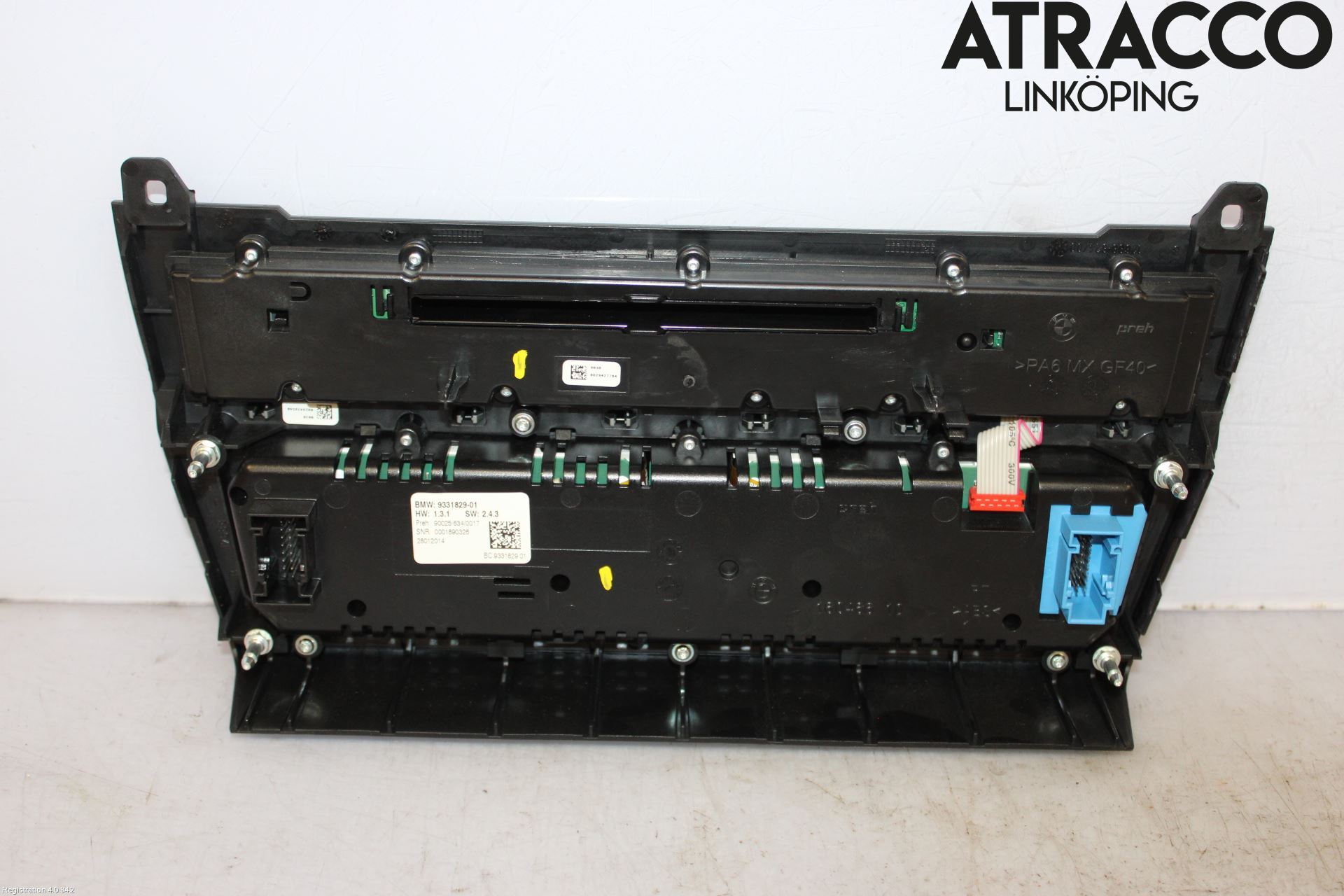 BMW 5 F10/F11/F18 09-17 Varme Ac Betjening-Display