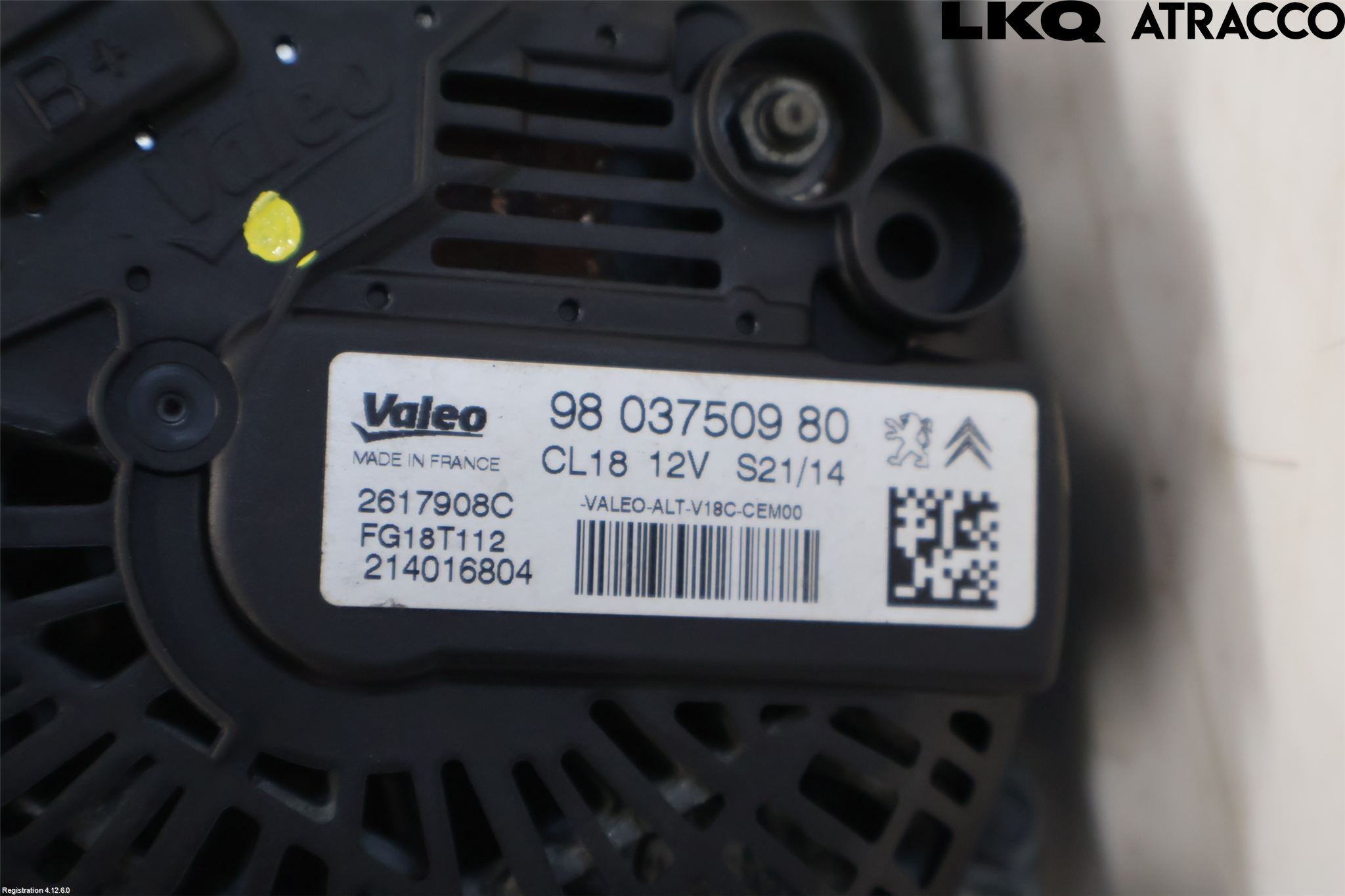 Peugeot 3008 09-16 Dynamo