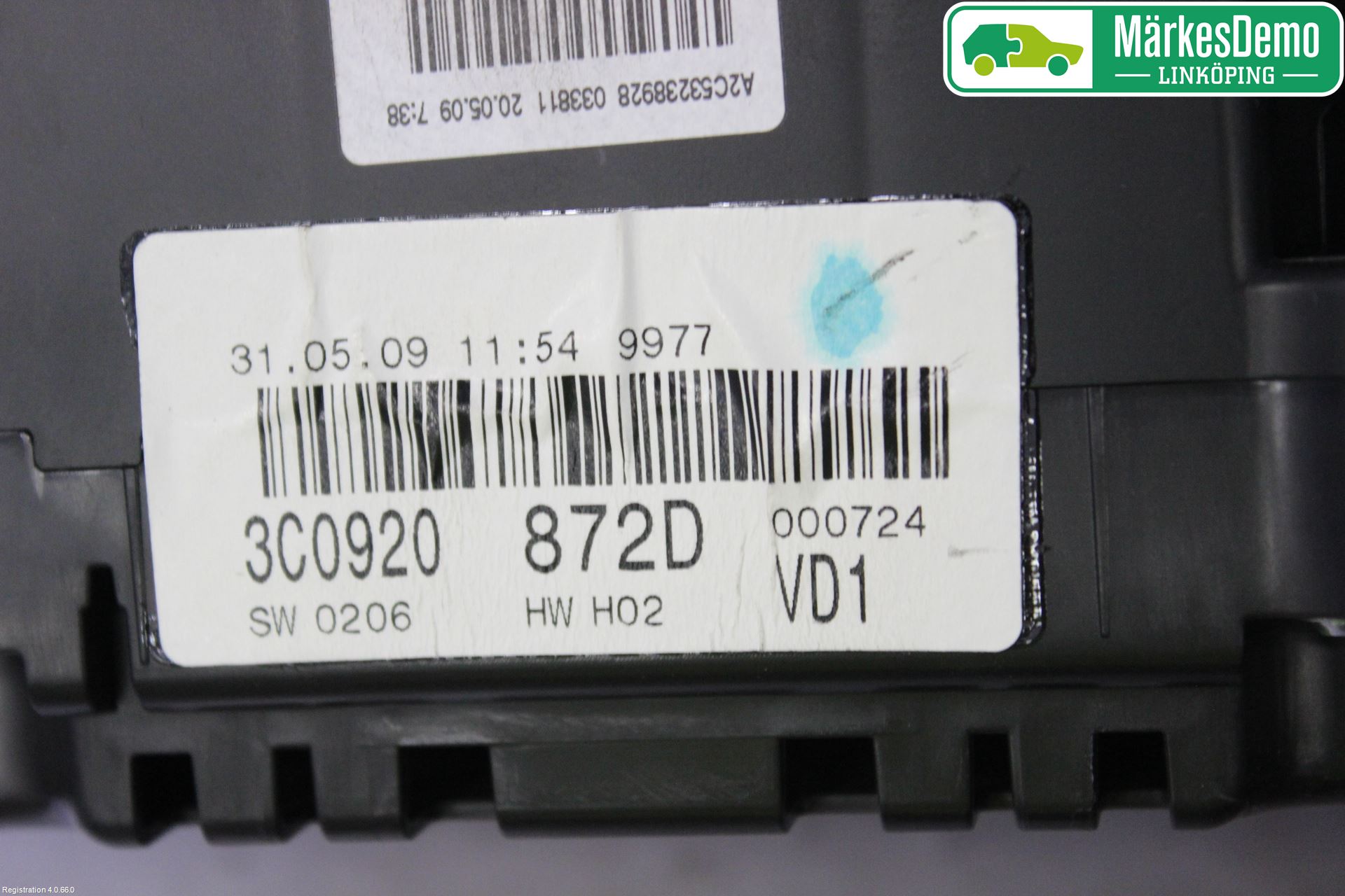 Volkswagen VW PASSAT 05-11 Instr Kombinert
