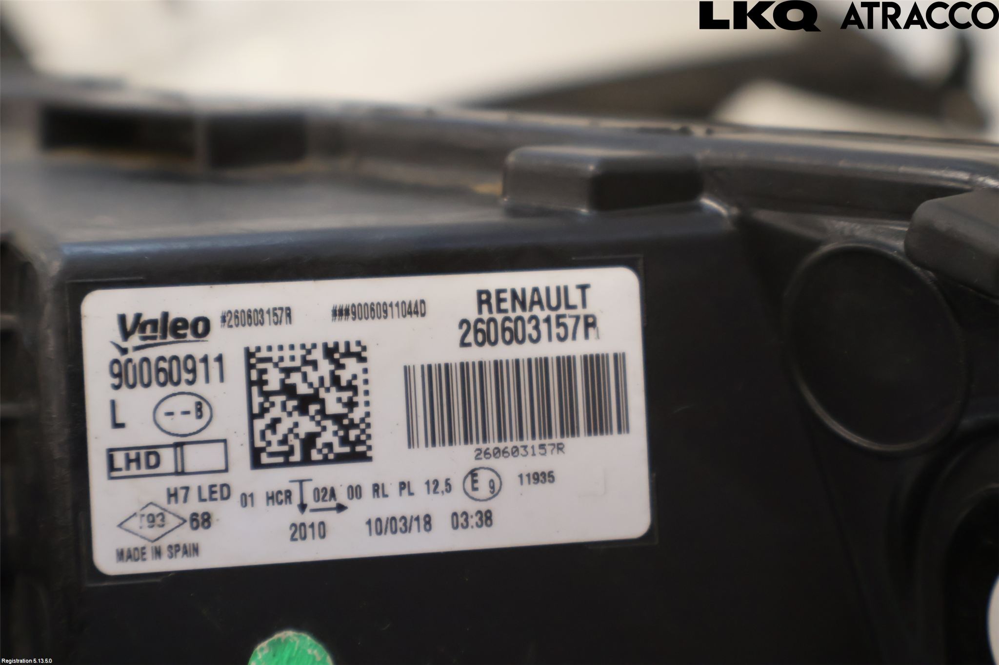 Renault MEGANE IV 16-23 Frontlykt Venstre