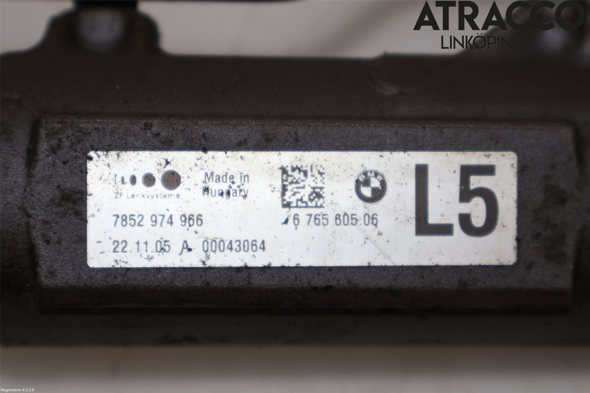 BMW 3 E90/91 SED/TOU 05-12 Servo Snekke - Tannstang