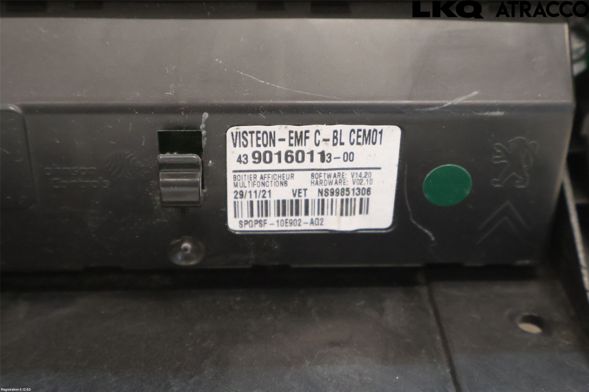 Citroen BERLINGO/E-BERLINGO 19- Stereo Radio Med Cd