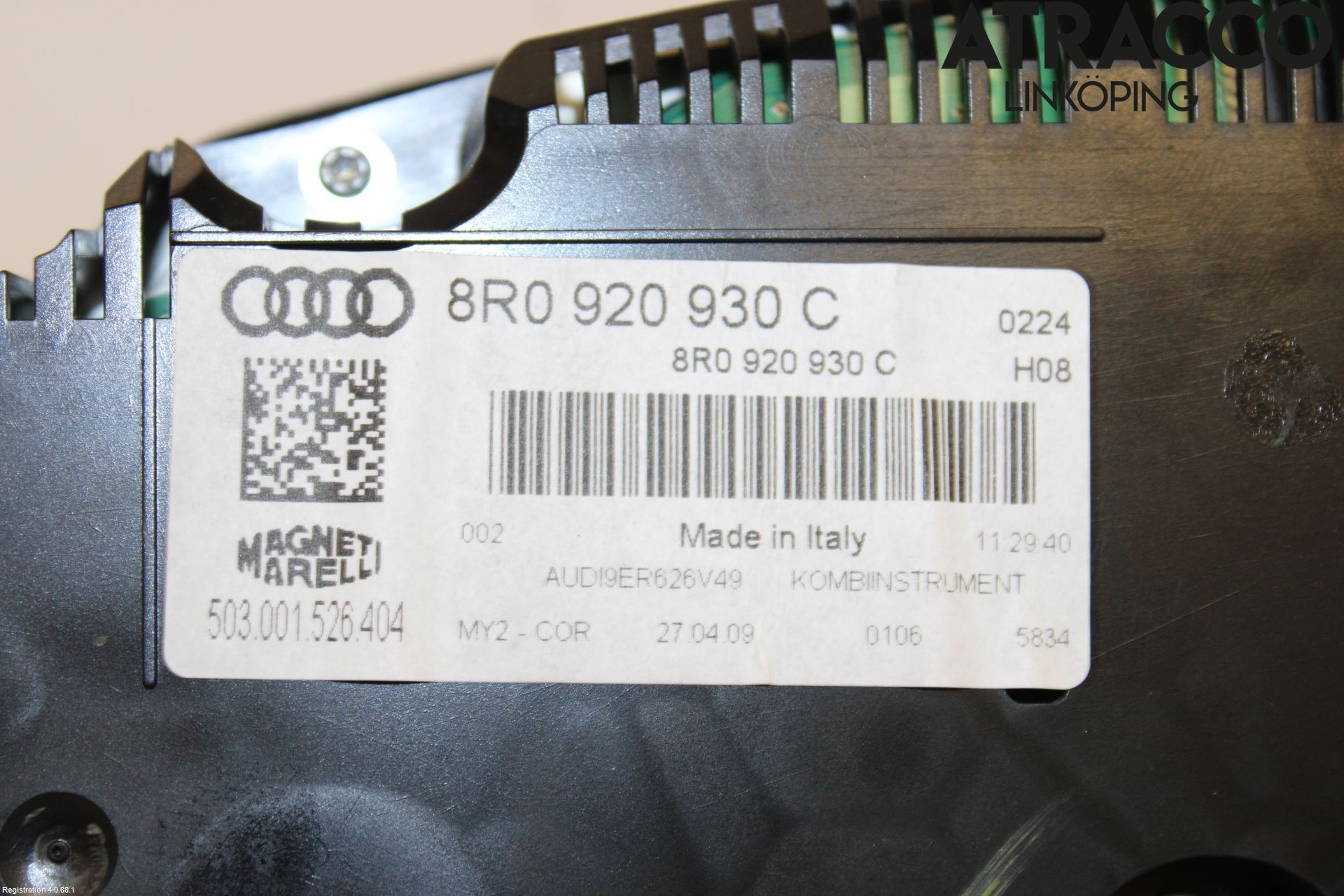 Audi Q5 09-16 Instr Kombinert