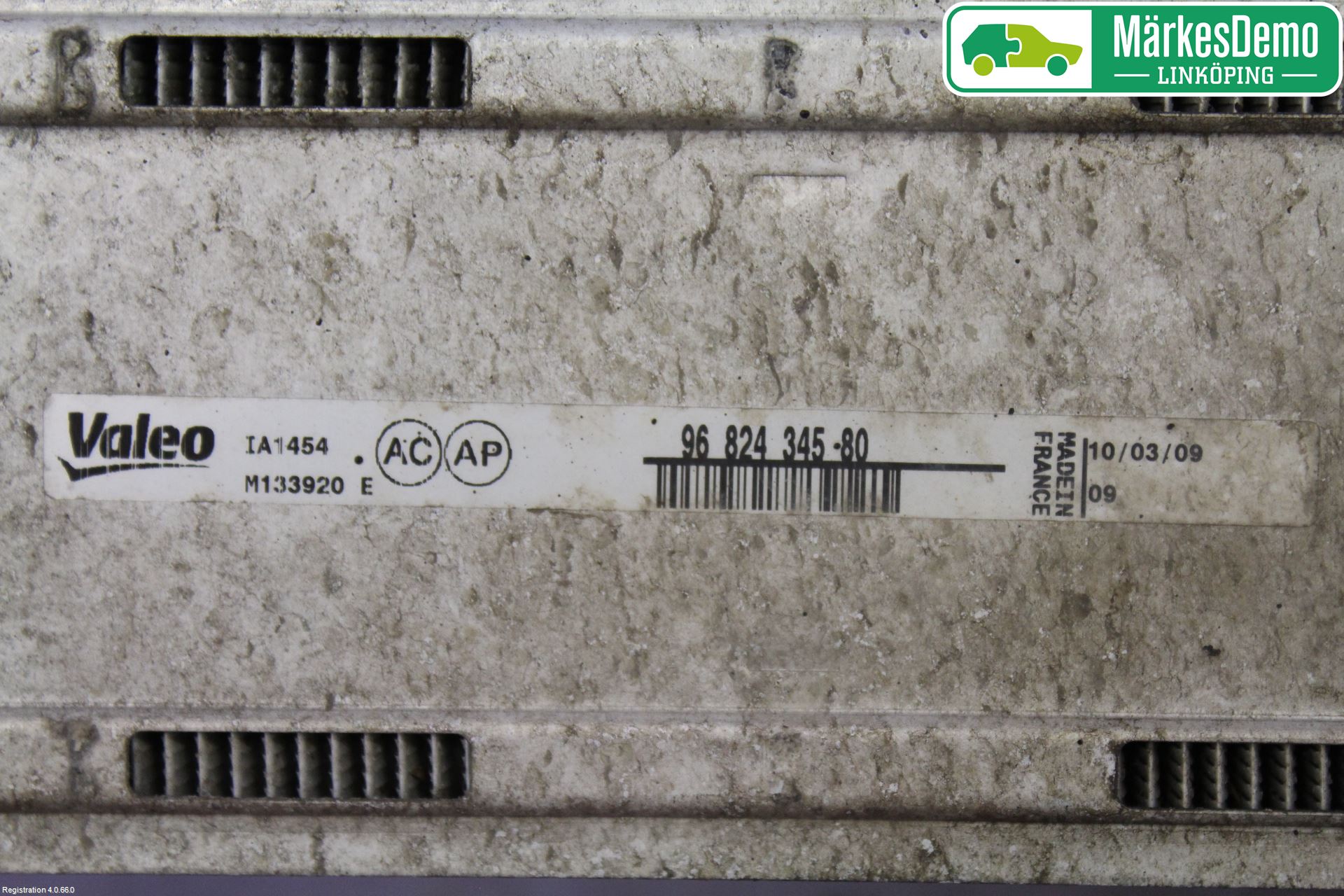 Citroen BERLINGO 08-18 Intercooler Radiator