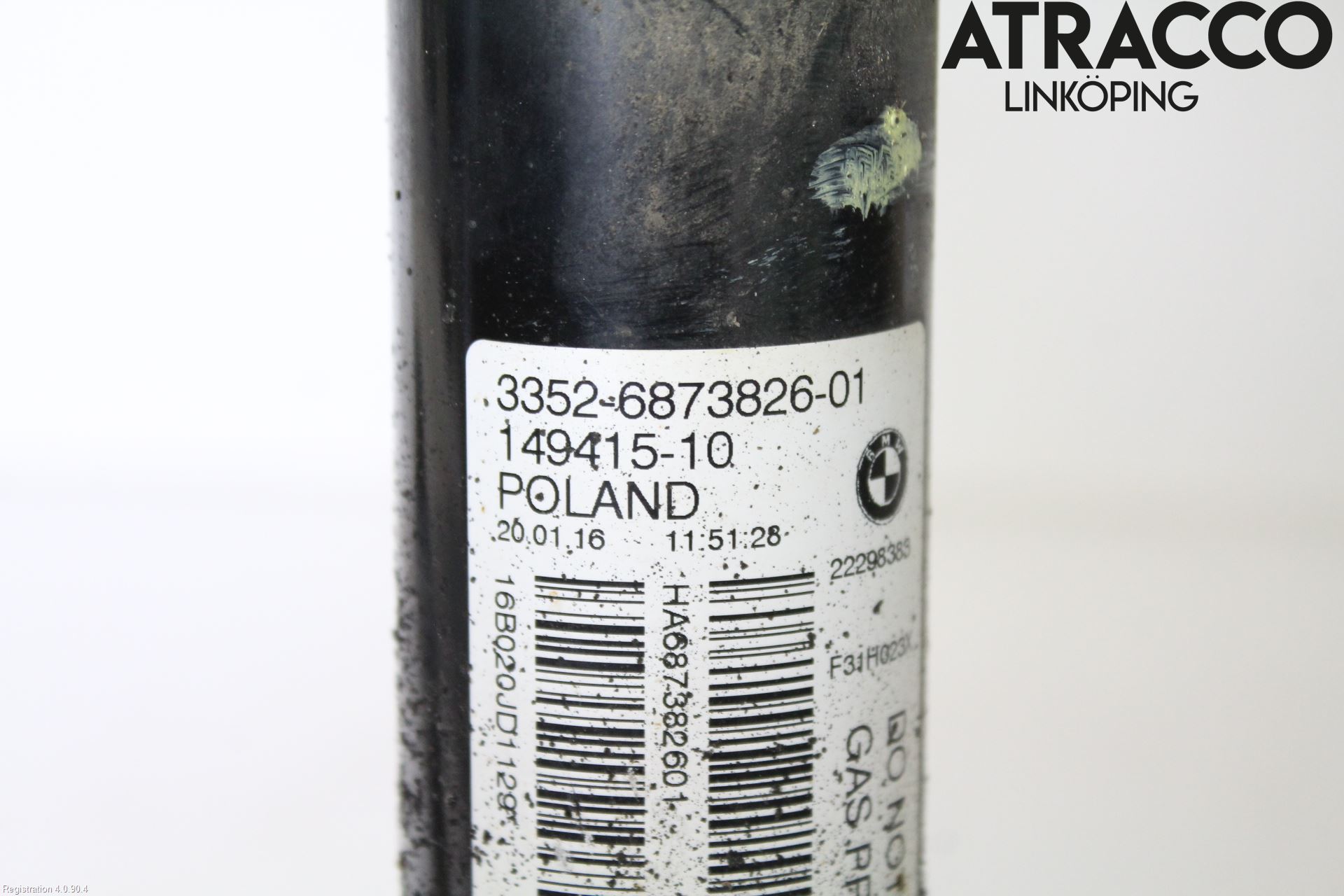 BMW 3 F30/F31/F80 12-19 Støtdemper Bak
