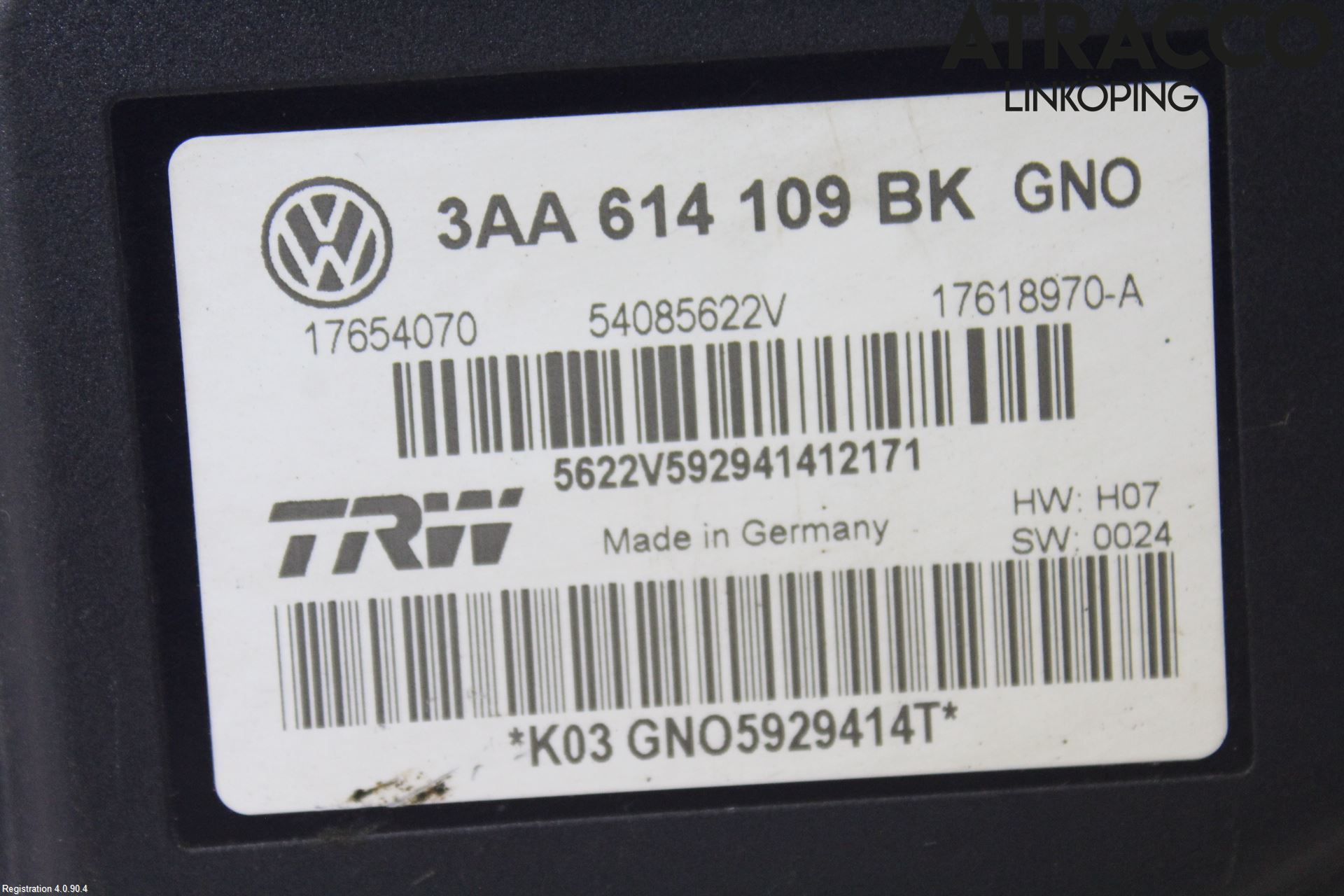 Volkswagen VW PASSAT 11-14 Abs Hydraulikkaggregat