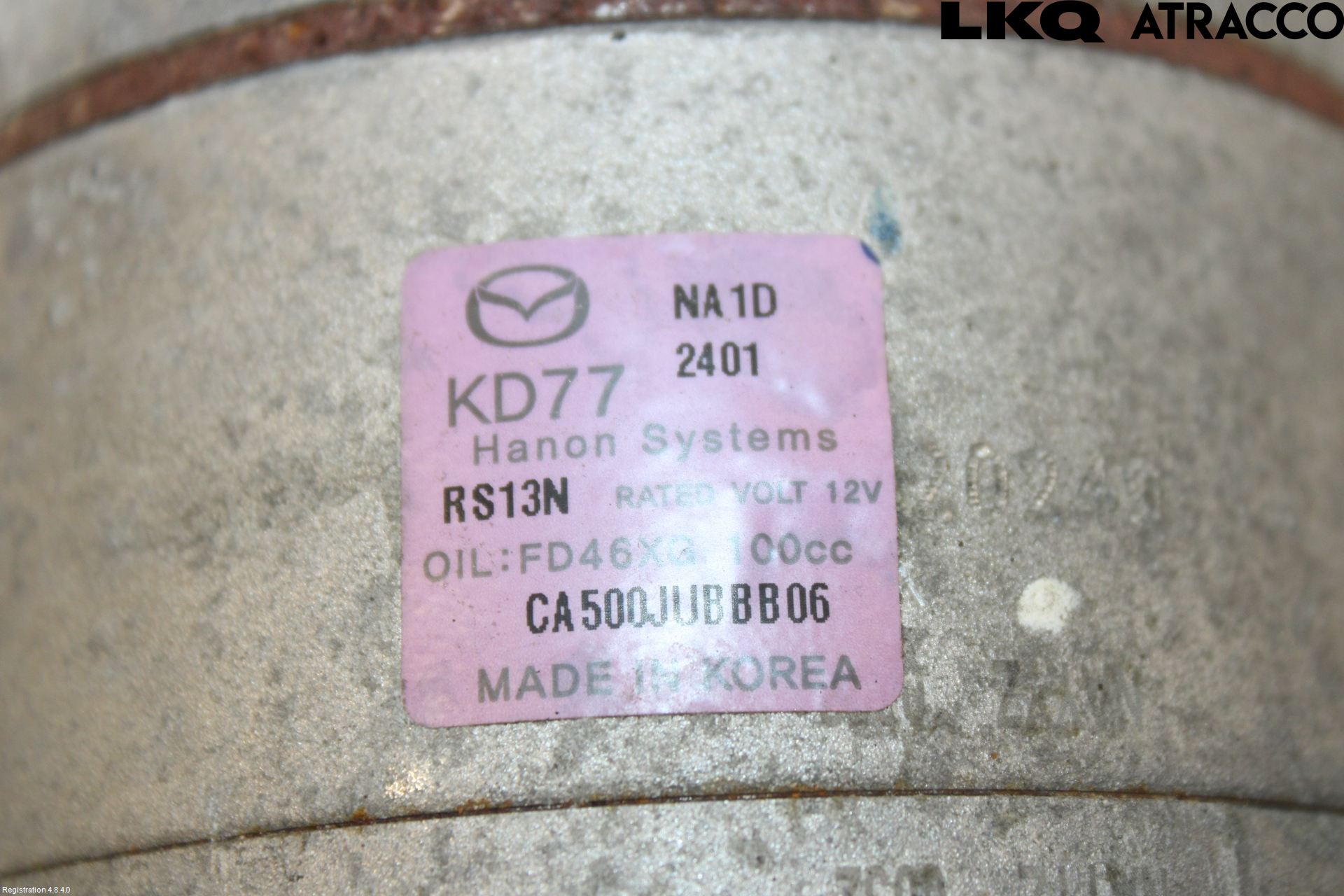 Mazda CX-5 17- Varme Ac Kompressor