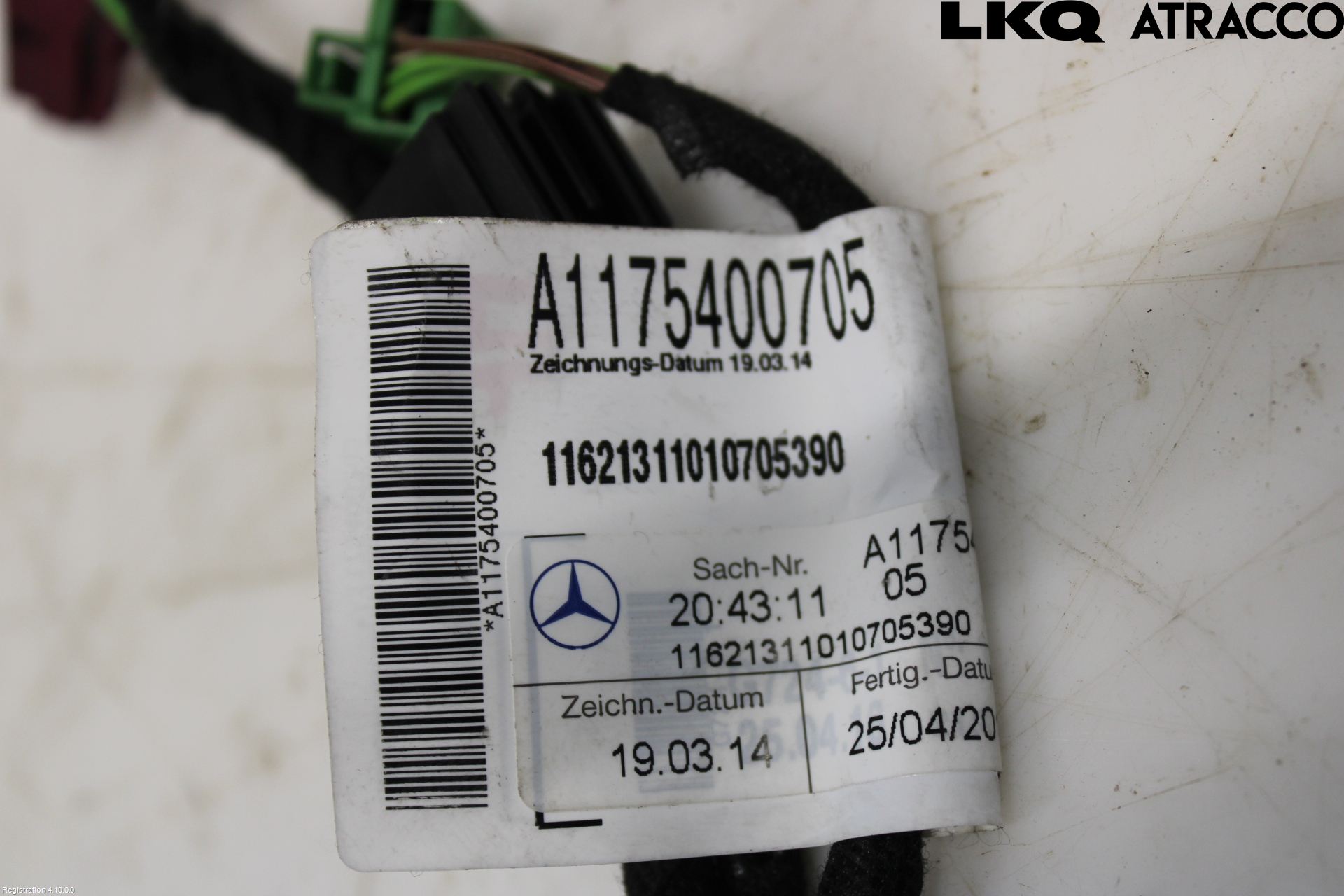 Mercedes-Benz MB CLA-KLASS (C117/X117) 13-19 Ledningsnett