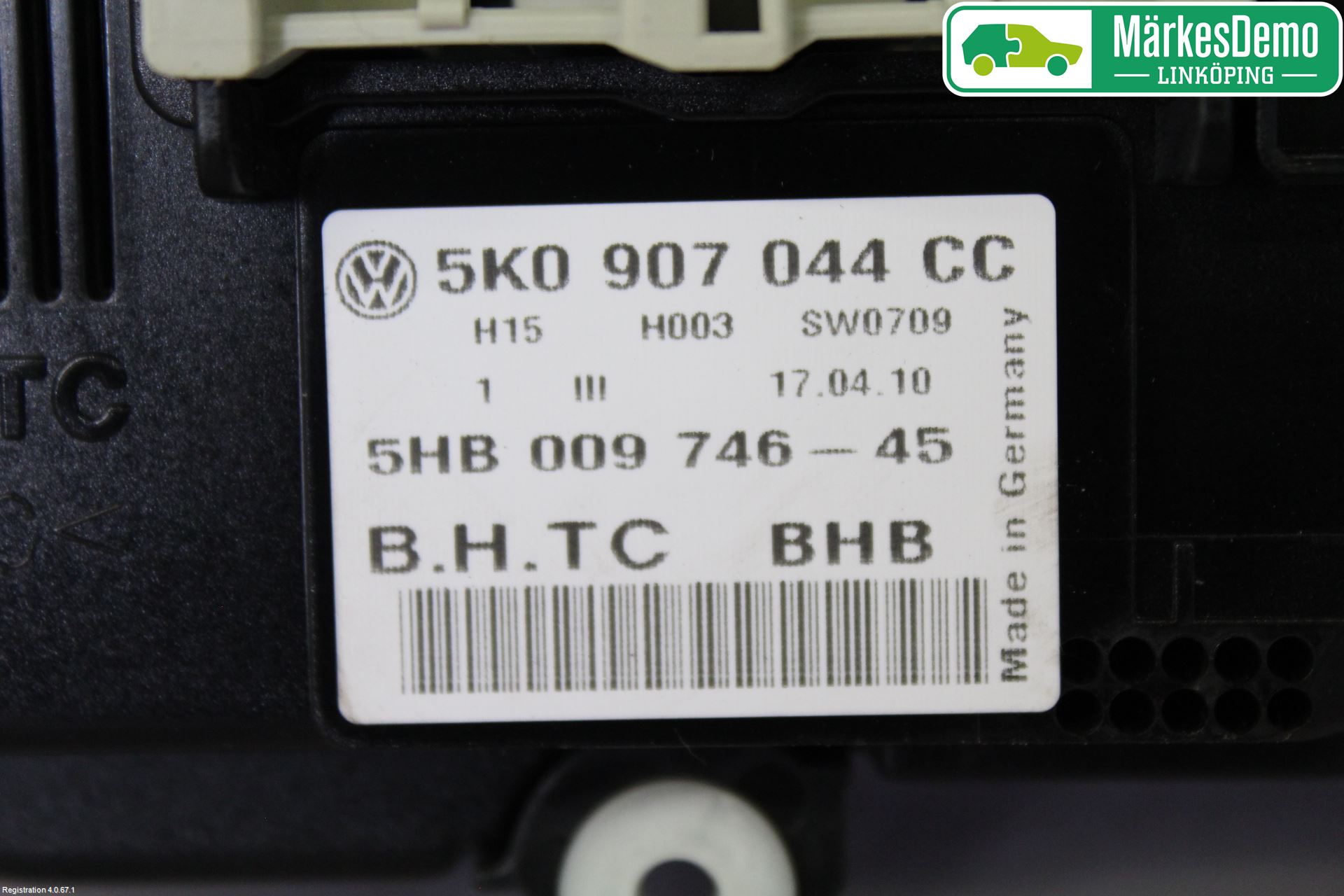 Volkswagen VW PASSAT 05-11 Varme Ac Betjening-Display