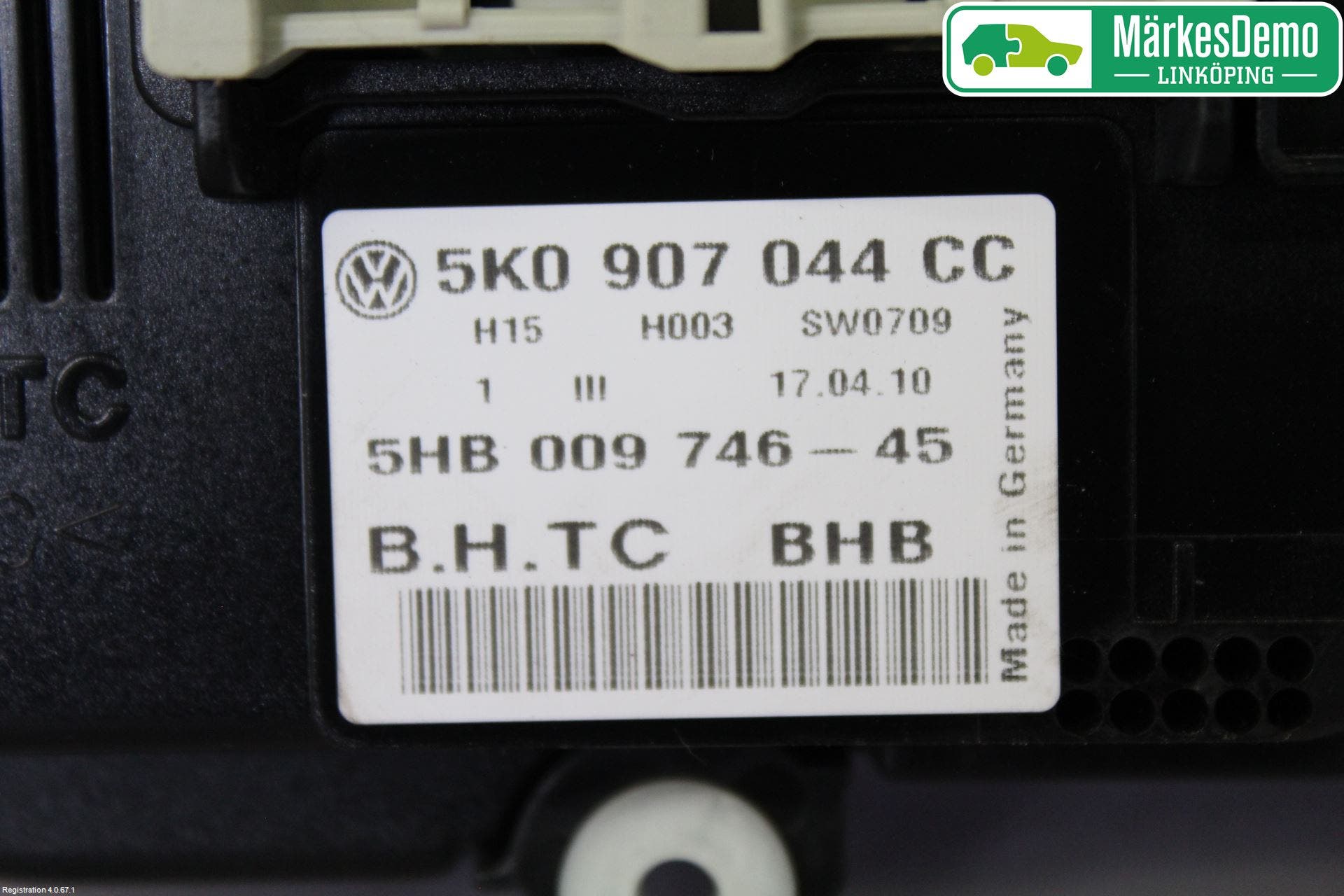 Volkswagen VW PASSAT 05-11 Varme Ac Betjening-Display