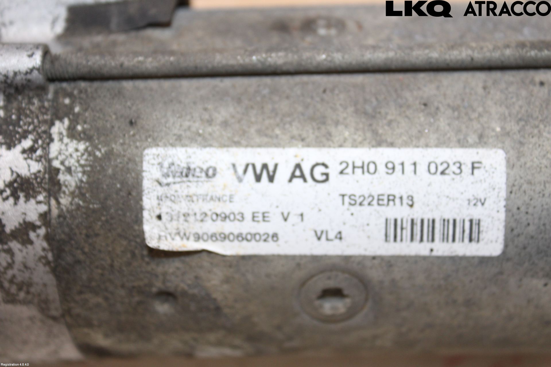 Volkswagen VW AMAROK 2H 10-22 Startmotor Diesel